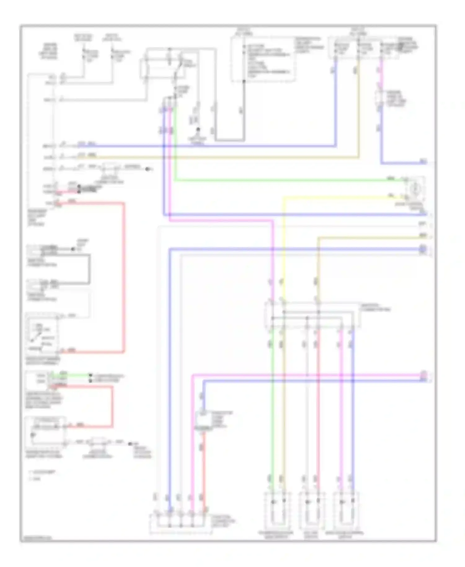 Venza Toyota I (2008-2012): Instrument illumination circuit (1 of 2)