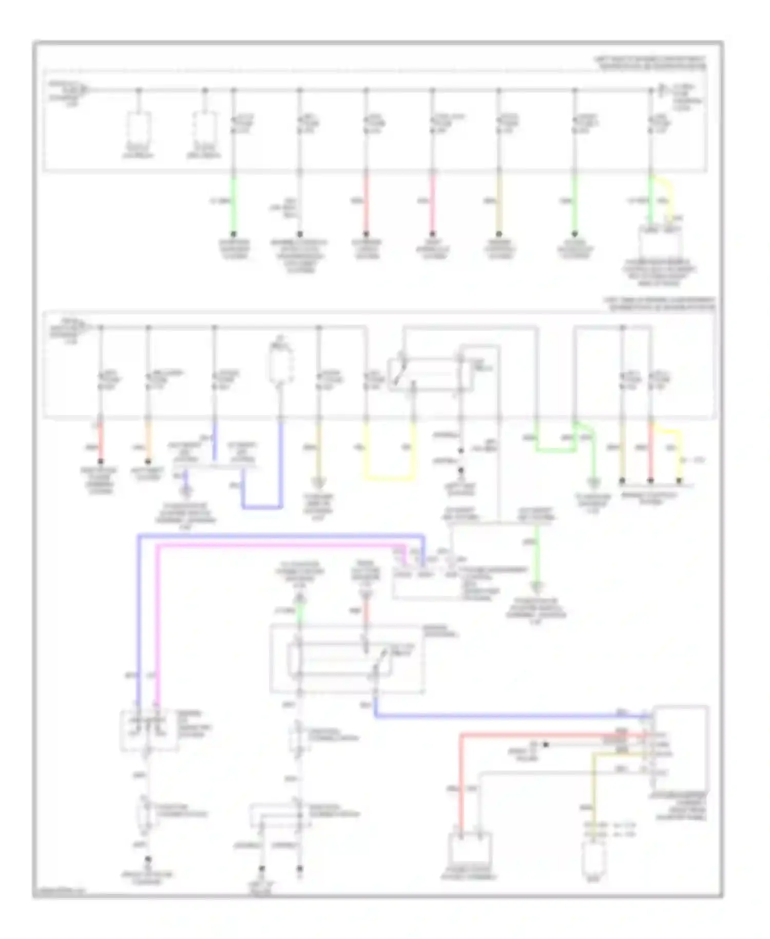 Venza Toyota I (2008-2012): Power distribution circuit (2 of 4)