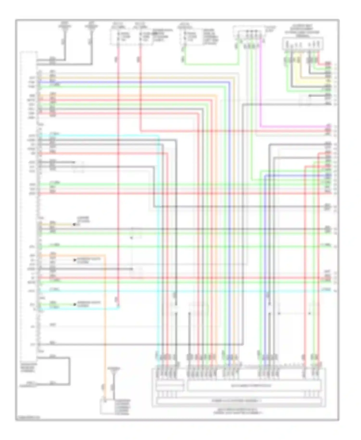 Venza Toyota I (2008-2012): 13-speaker system circuit, with navigation (1 of 4)
