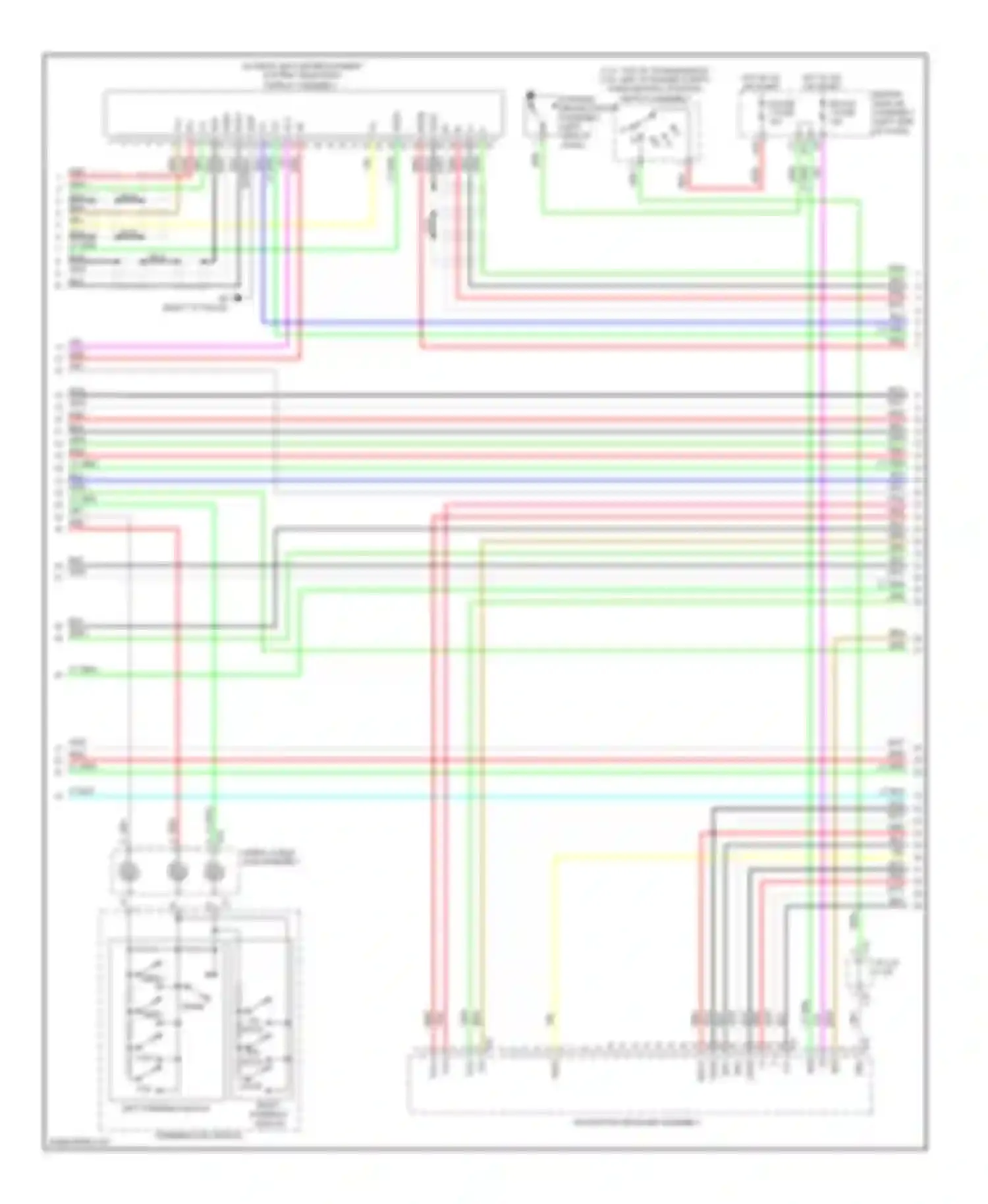 Venza Toyota I (2008-2012): 13-speaker system circuit, with navigation (2 of 4)
