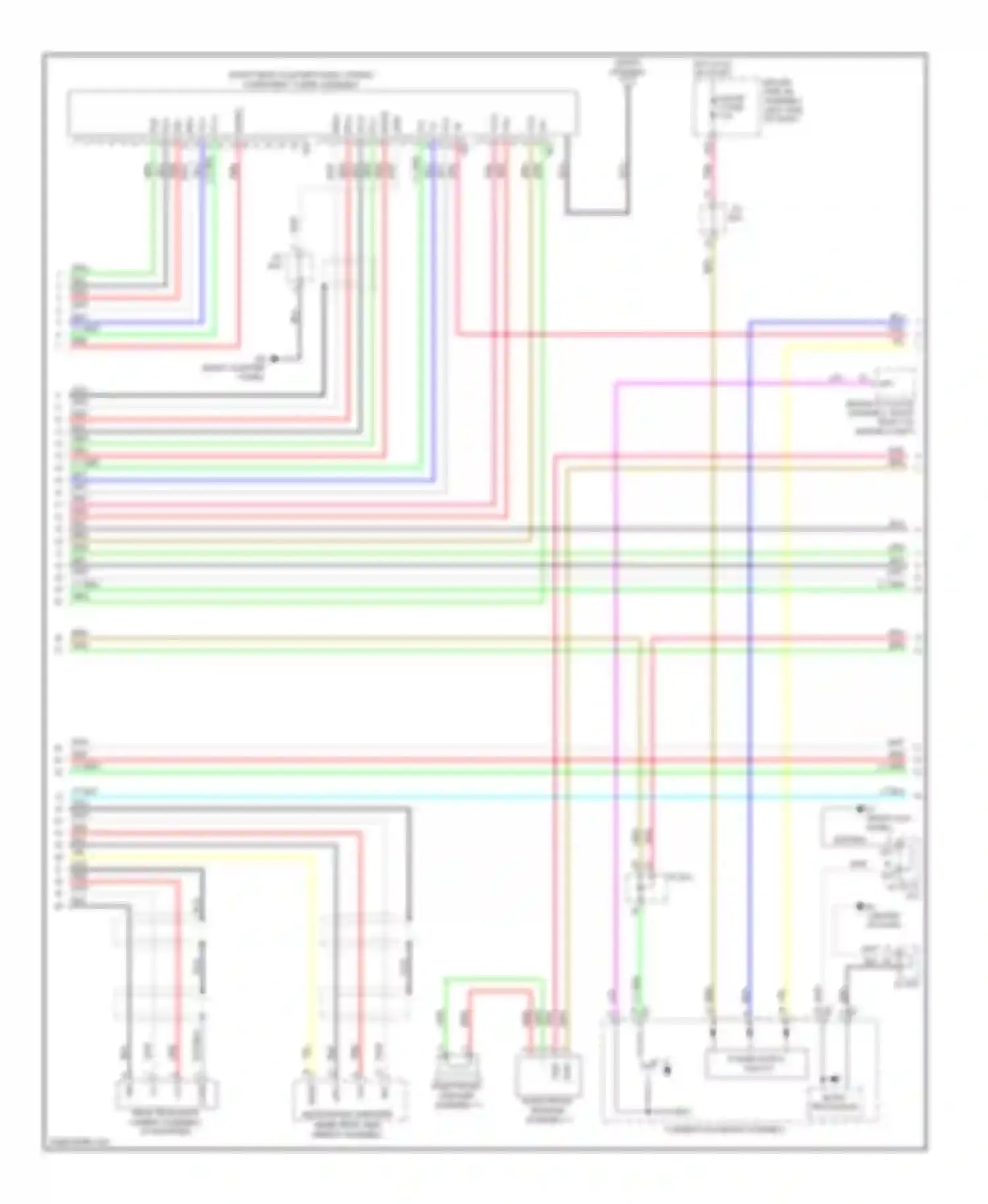 Venza Toyota I (2008-2012): 13-speaker system circuit, with navigation (3 of 4)