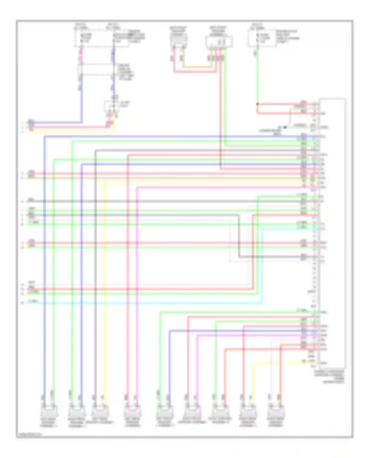 Venza Toyota I (2008-2012): 13-speaker system circuit, with navigation (4 of 4)