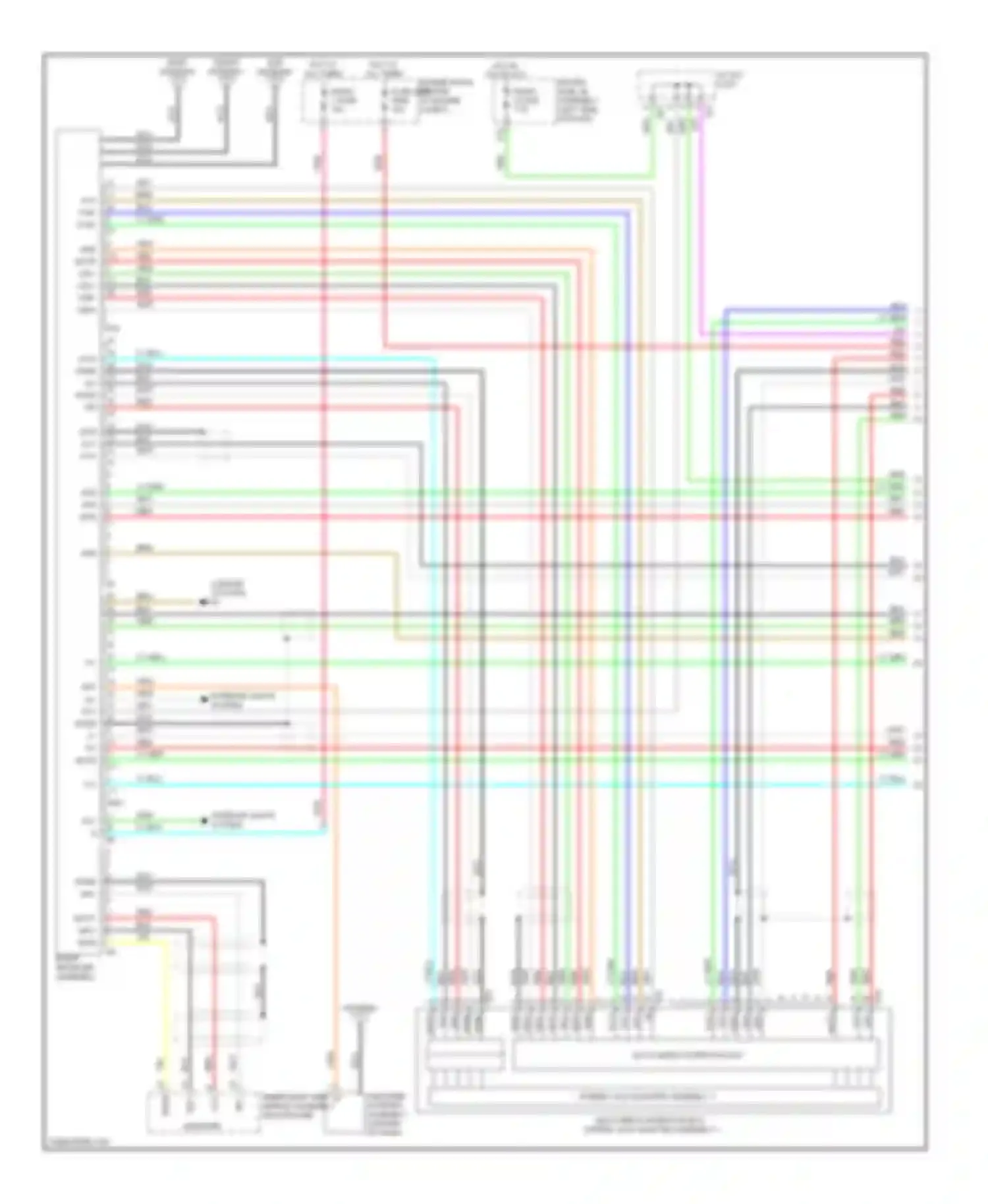 Venza Toyota I (2008-2012): 13-speaker system circuit, without navigation (1 of 3)
