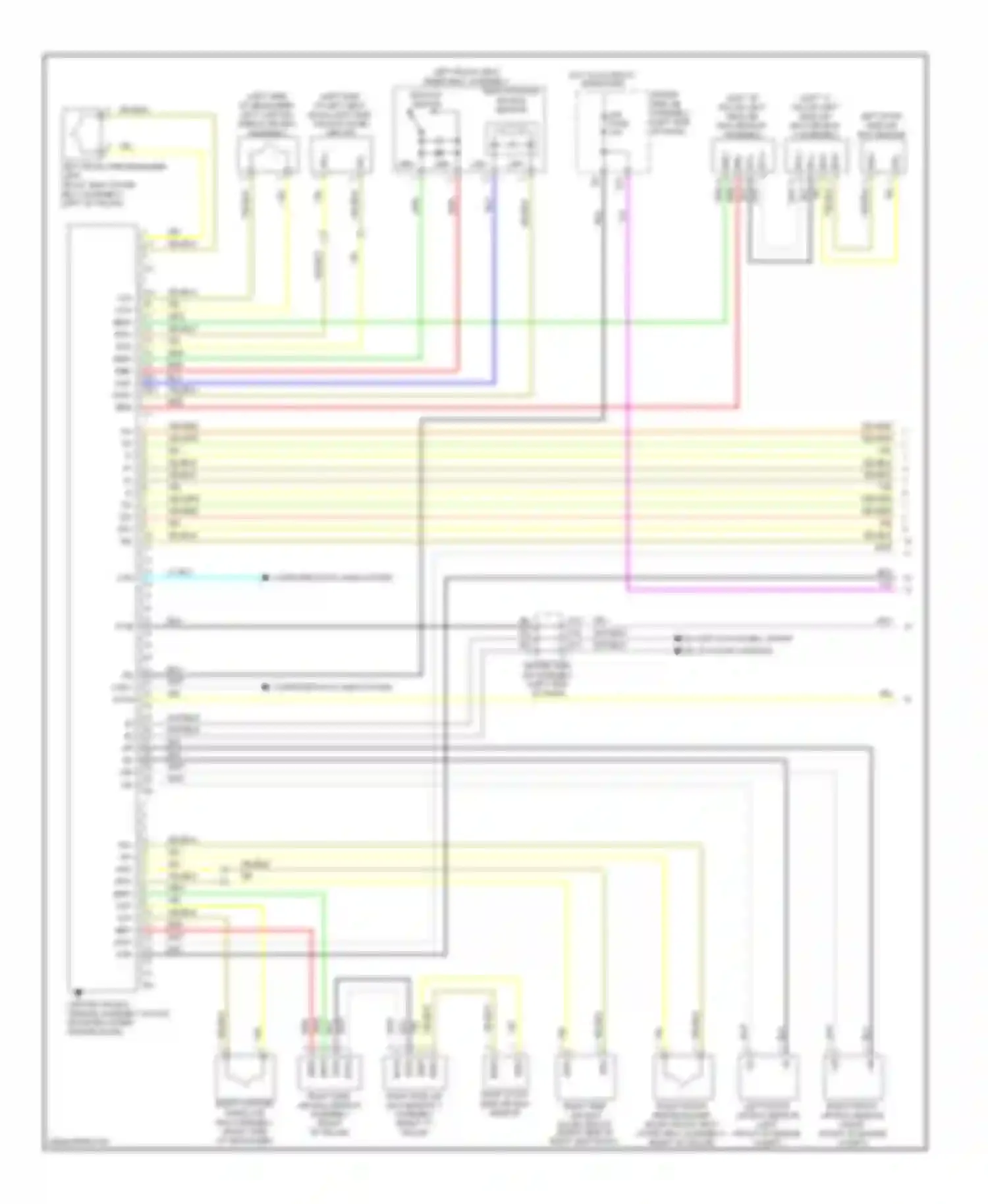 Venza Toyota I (2008-2012): Supplemental restraints circuit (1 of 3)