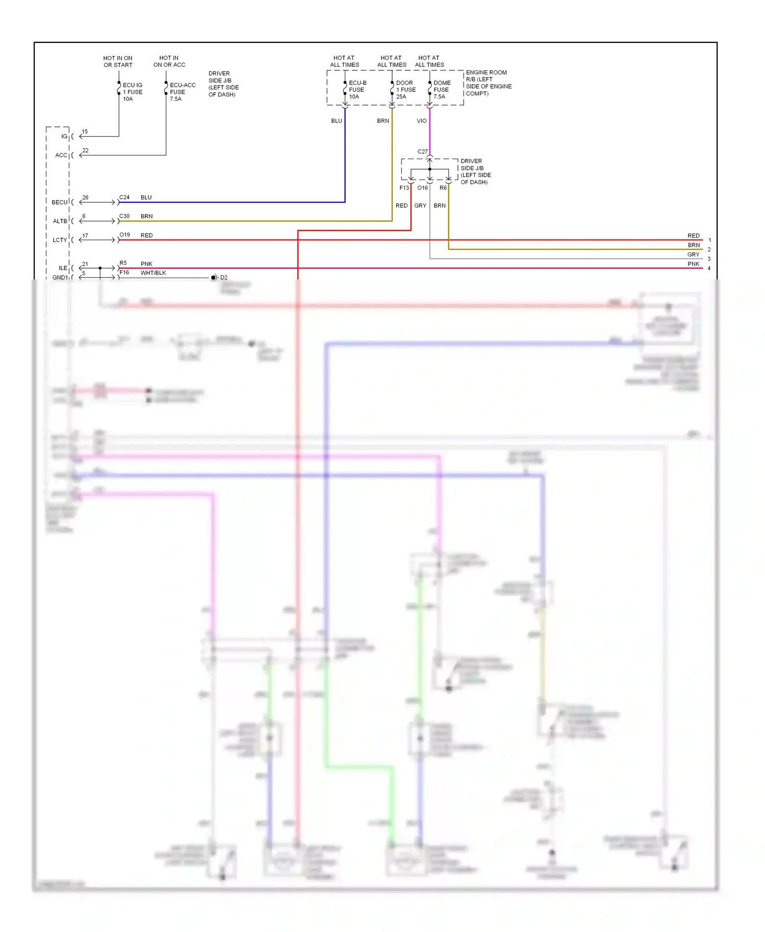 Wiring diagram computer data lines system for Toyota Venza I (2008-2012) (21 of 54)