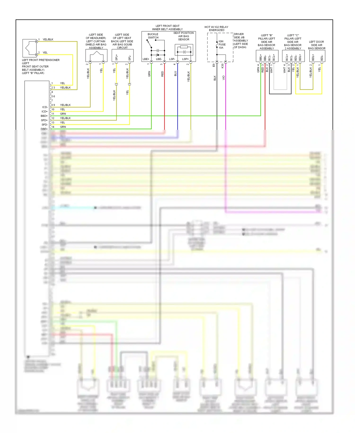 Wiring diagram computer data lines system for Toyota Venza I (2008-2012) (40 of 54)