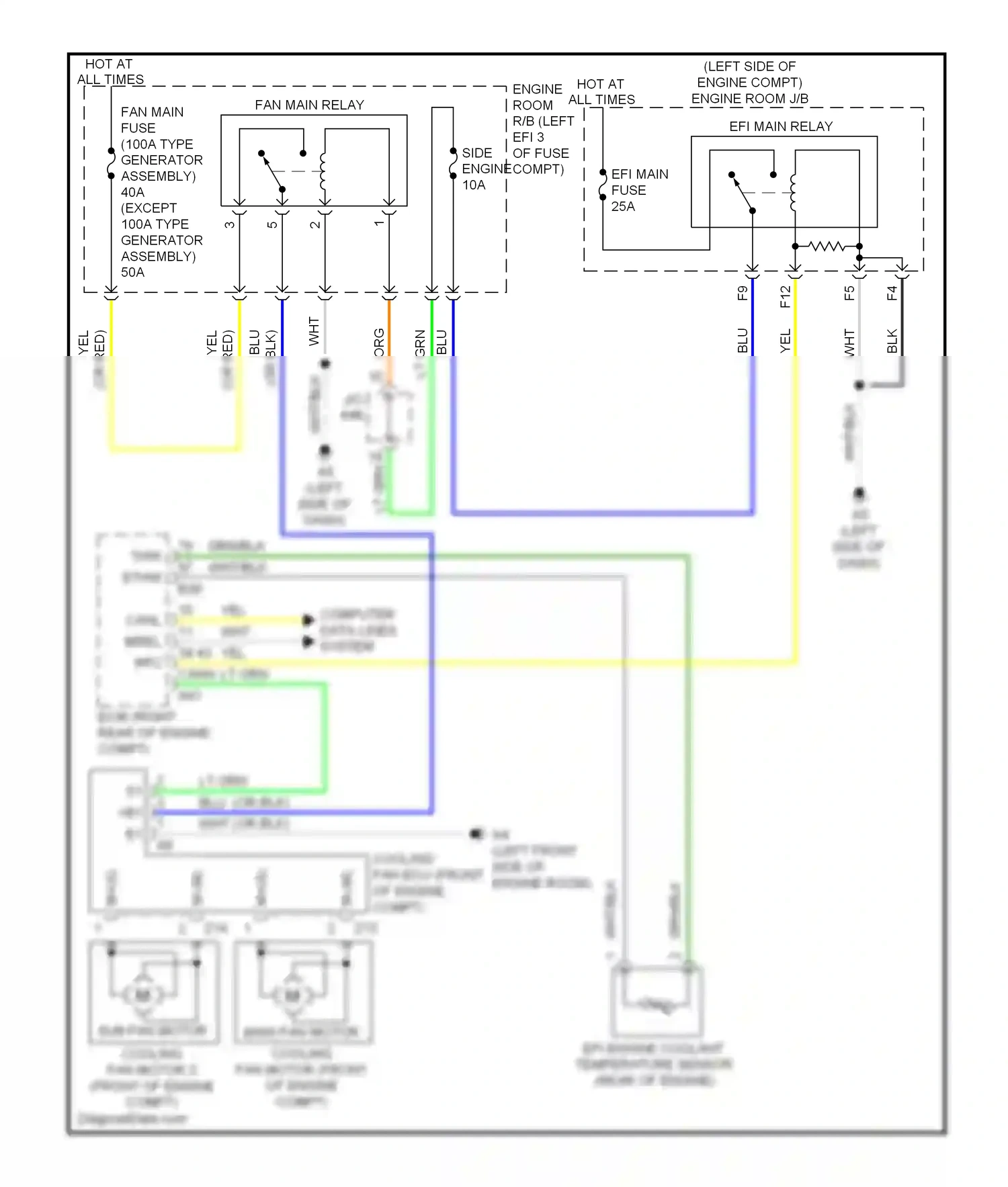 Wiring diagram computer data lines system for Toyota Venza I (2008-2012) (13 of 54)