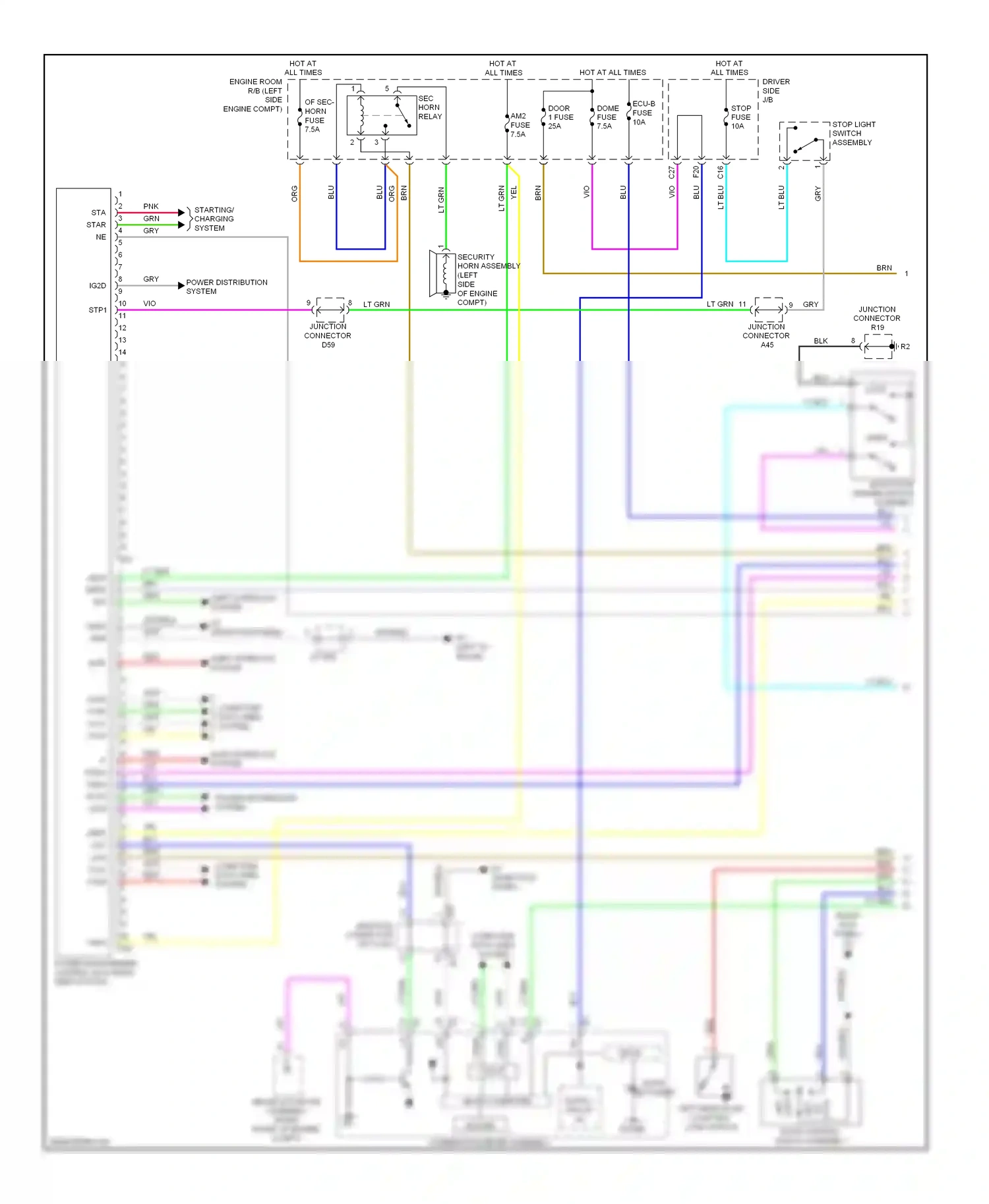 Wiring diagram computer data lines system for Toyota Venza I (2008-2012) (8 of 54)