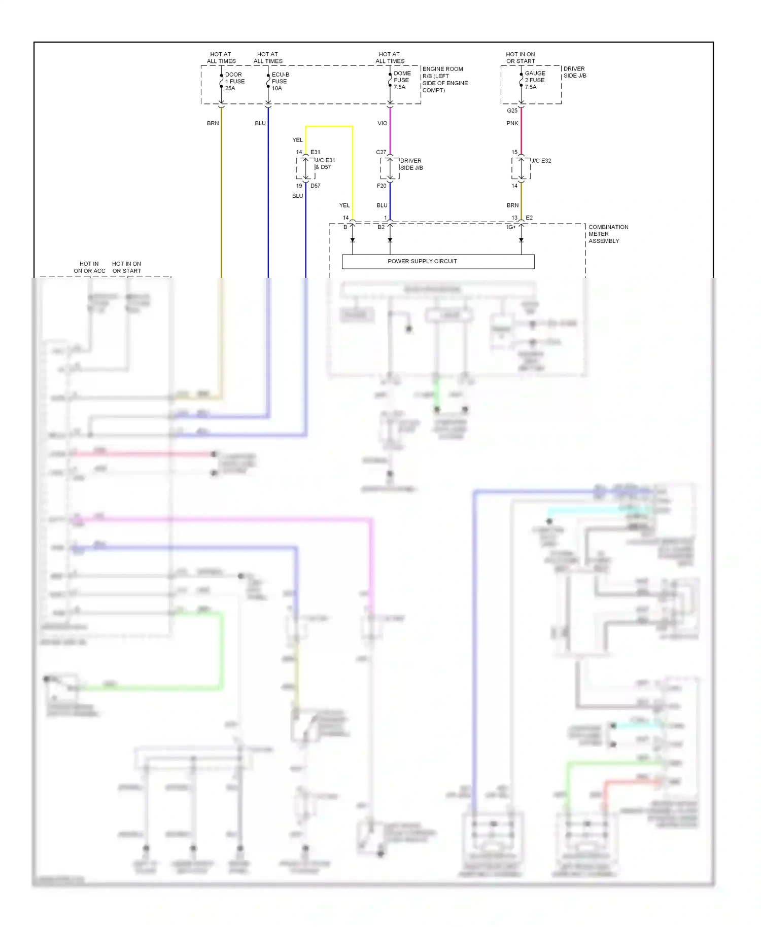 Wiring diagram computer data lines system for Toyota Venza I (2008-2012) (53 of 54)