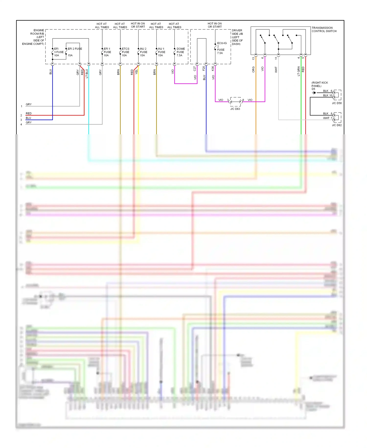 Wiring diagram computer data lines system for Toyota Venza I (2008-2012) (29 of 54)