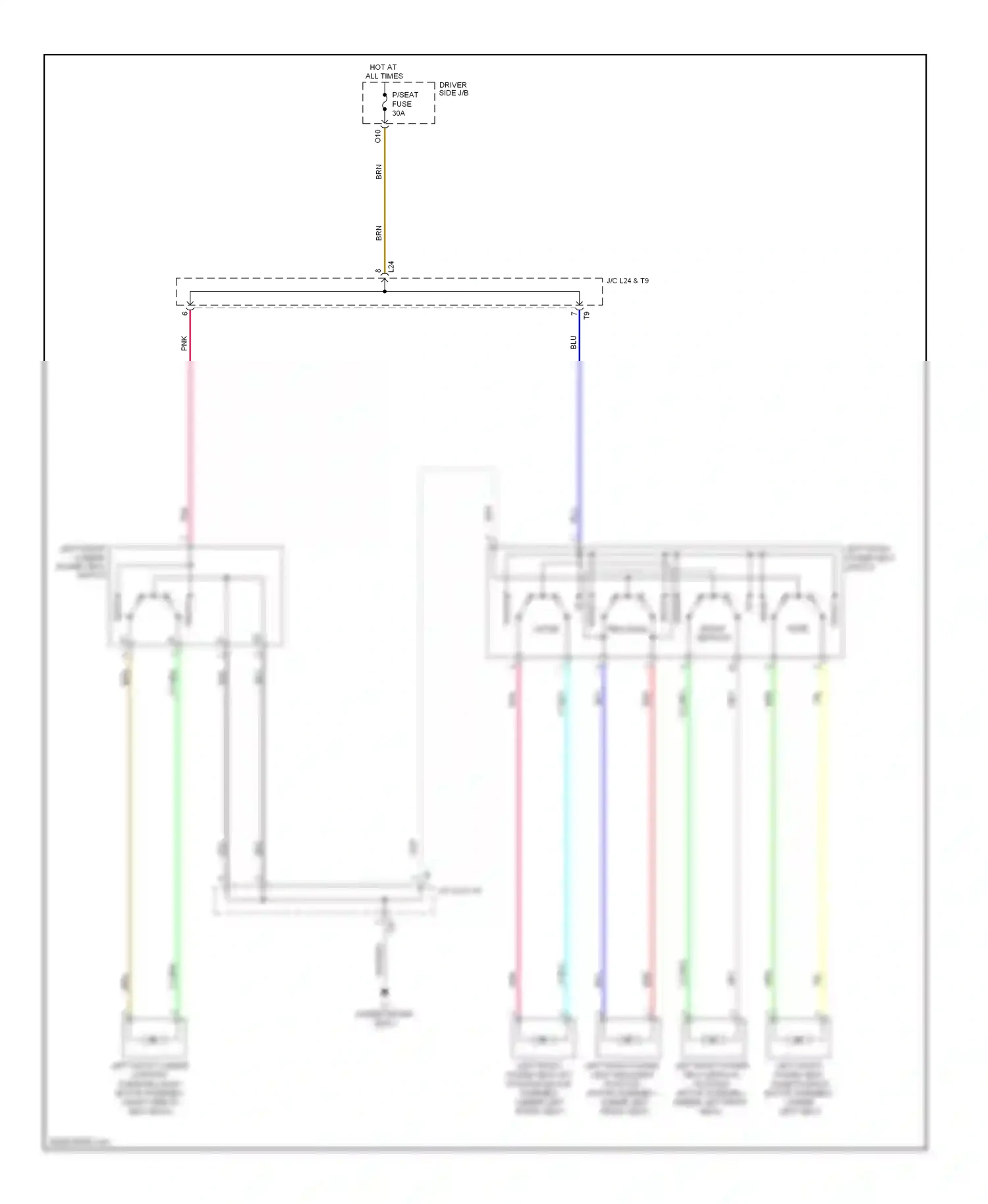 Wiring diagram front vertical for Toyota Venza I (2008-2012) (1 of 1)