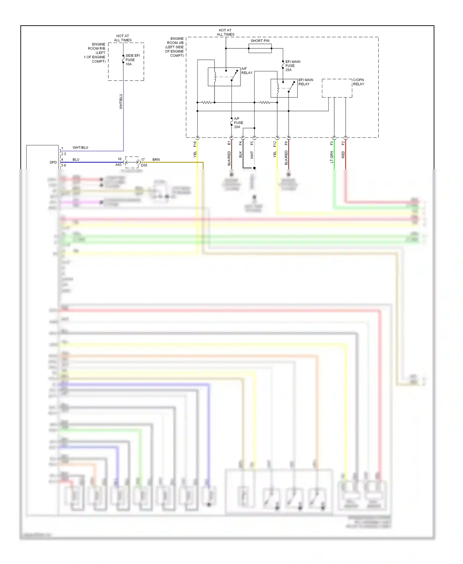 Wiring diagram hall sensor for Toyota Venza I (2008-2012) (2 of 2)