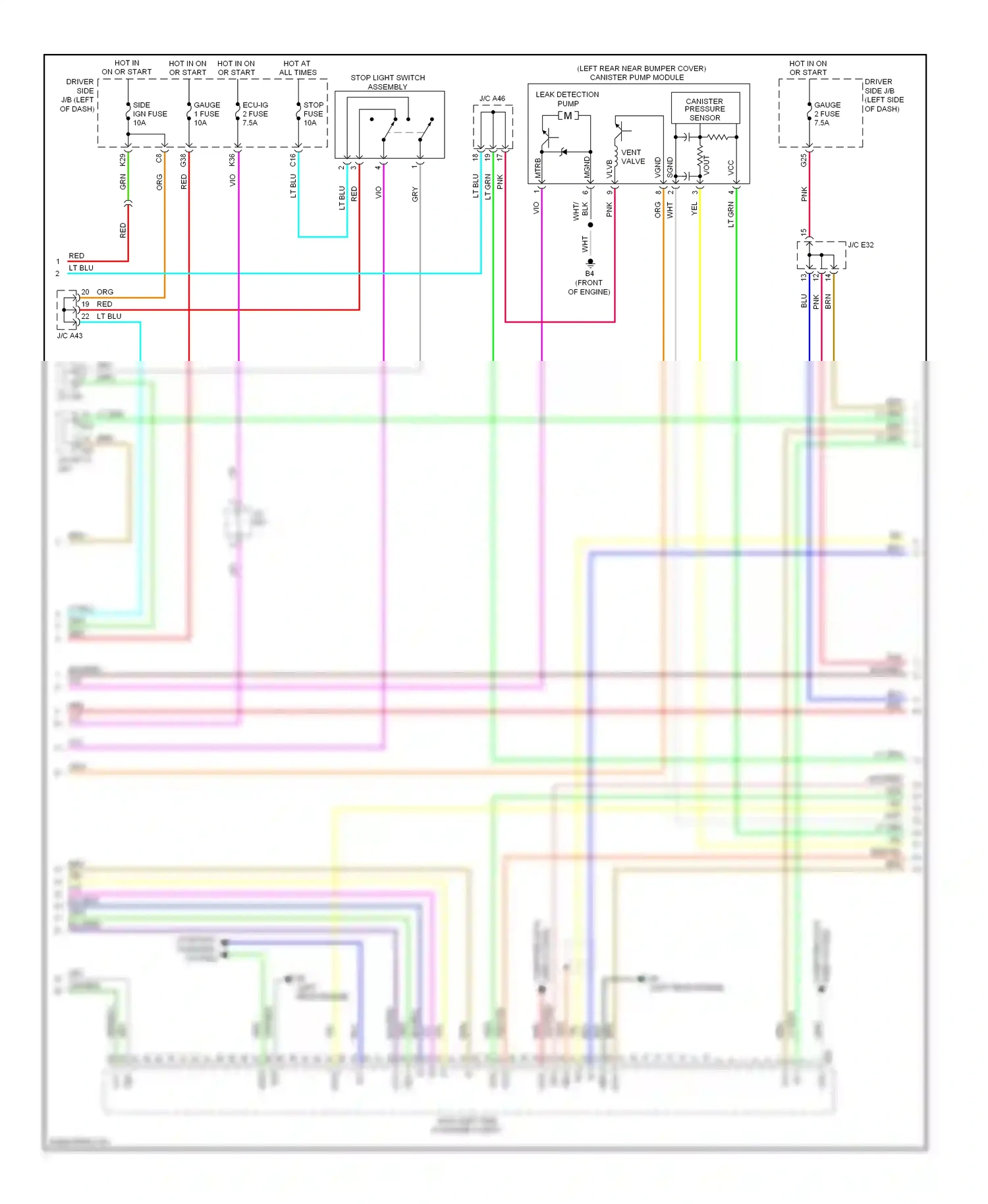 Wiring diagram lines system computer data for Toyota Venza I (2008-2012) (1 of 1)