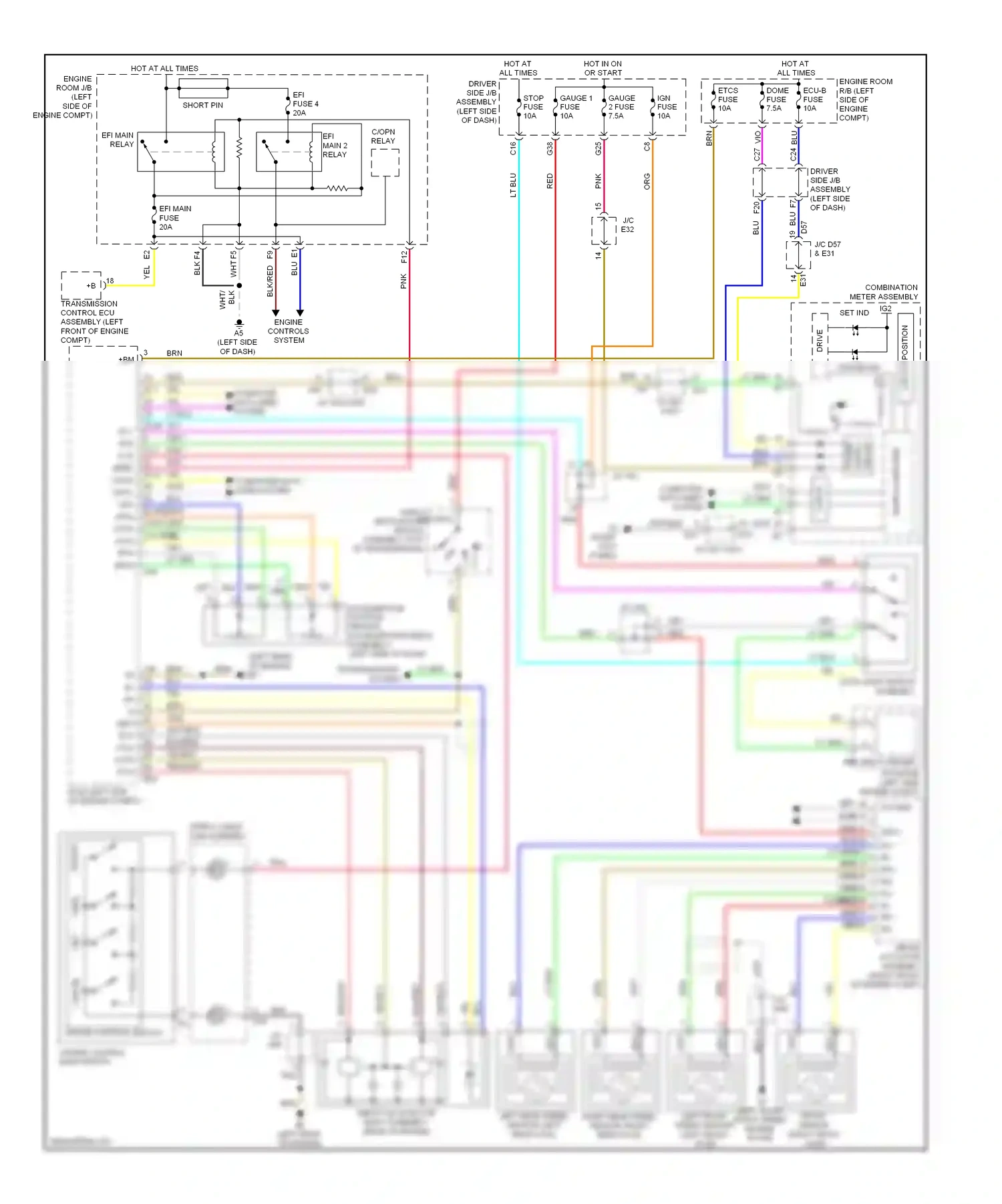 Wiring diagram micro computer for Toyota Venza I (2008-2012) (2 of 10)