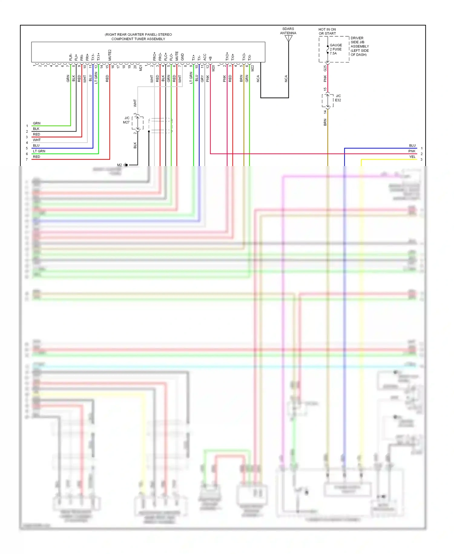 Wiring diagram micro- processor for Toyota Venza I (2008-2012) (1 of 16)