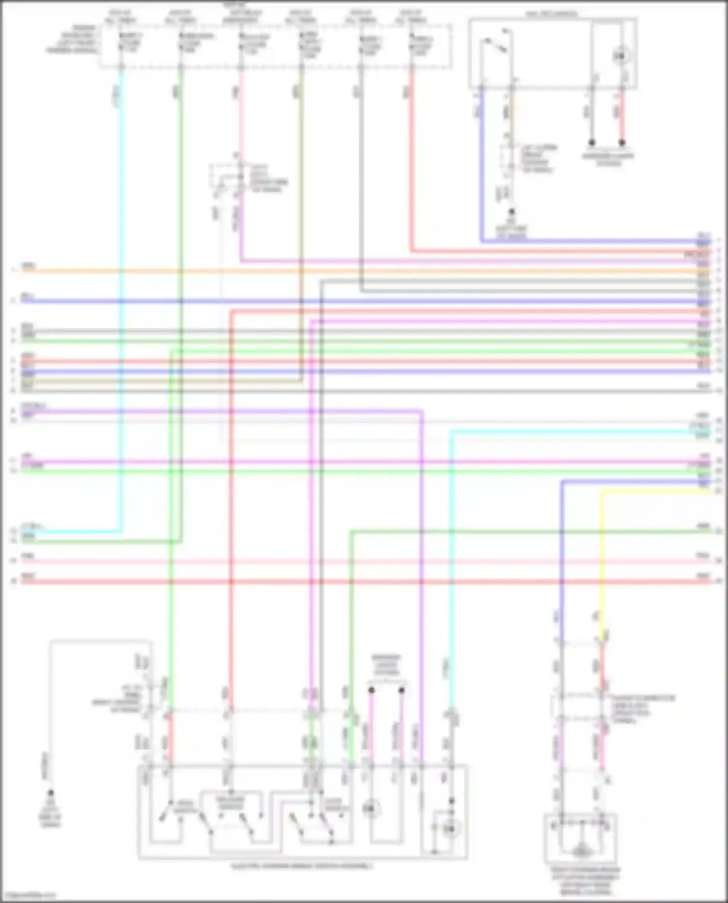 Venza Toyota II (2020-2024): Anti-lock brakes circuit (2 of 3)