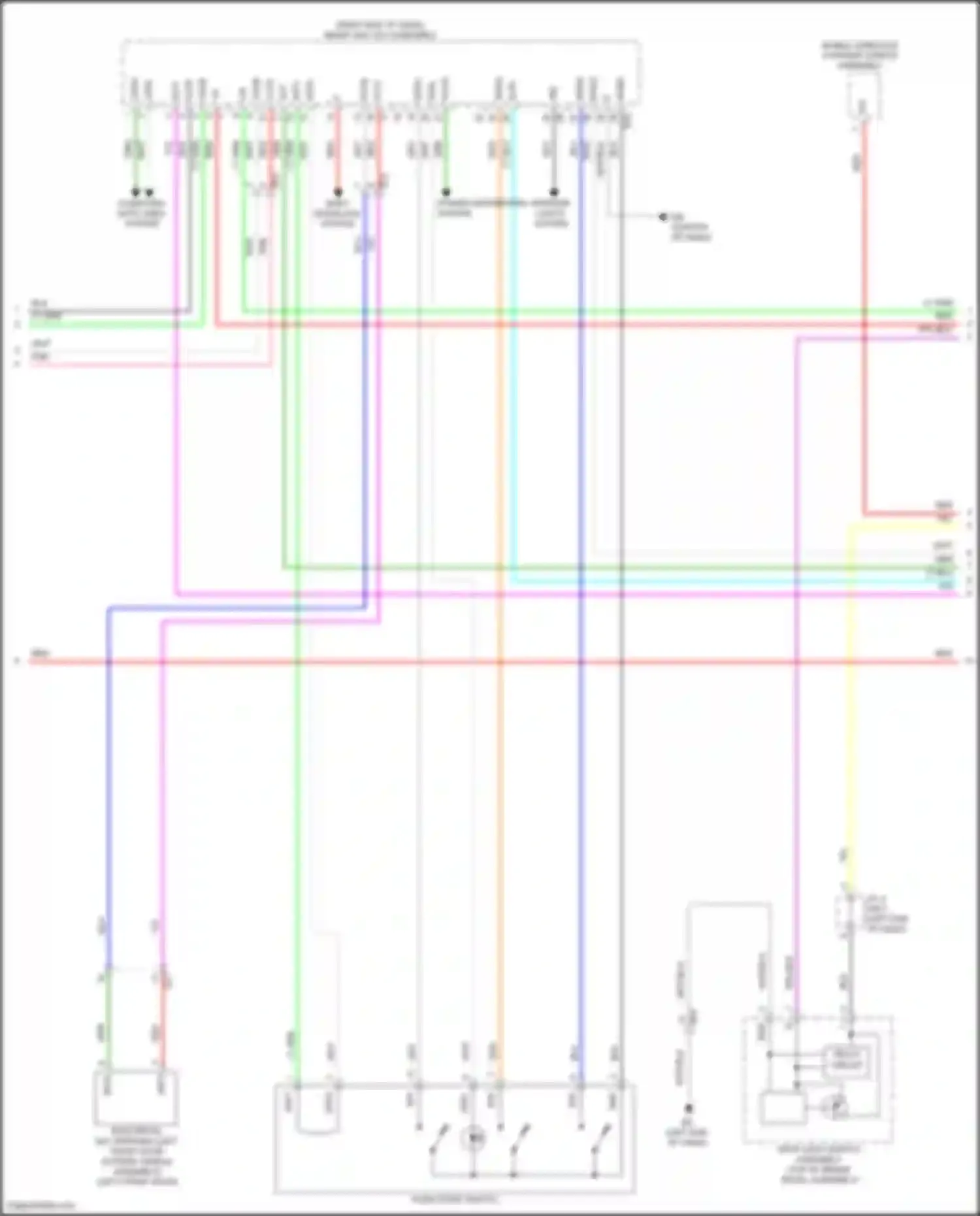 Venza Toyota II (2020-2024): Forced entry circuit (4 of 6)