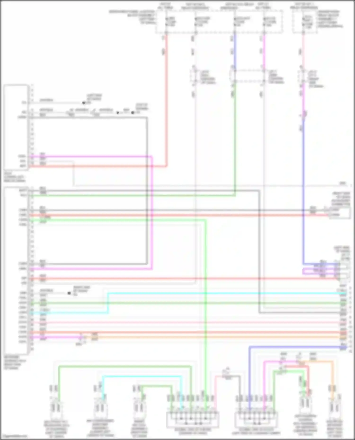 Venza Toyota II (2020-2024): Computer data lines circuit (1 of 4)