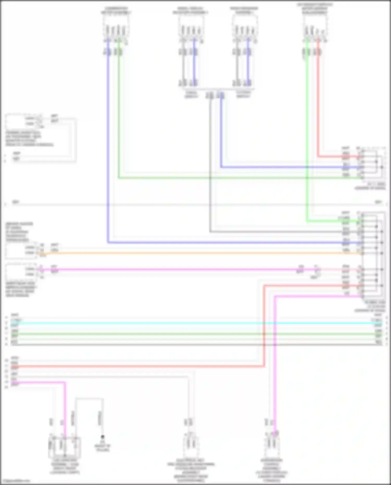 Venza Toyota II (2020-2024): Computer data lines circuit (3 of 4)