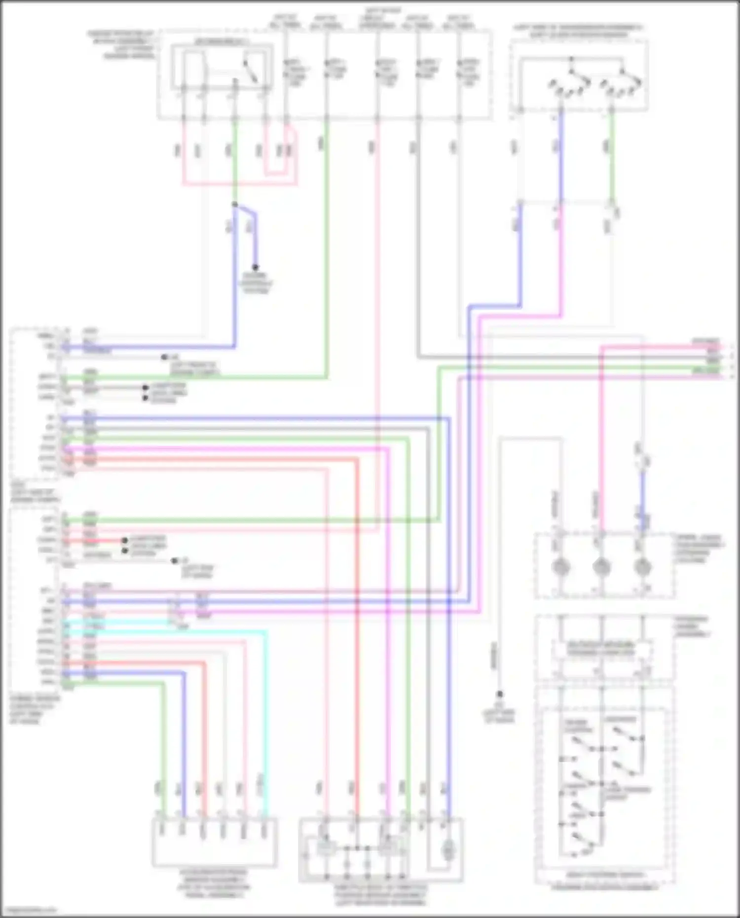 Venza Toyota II (2020-2024): Cruise control circuit (1 of 2)