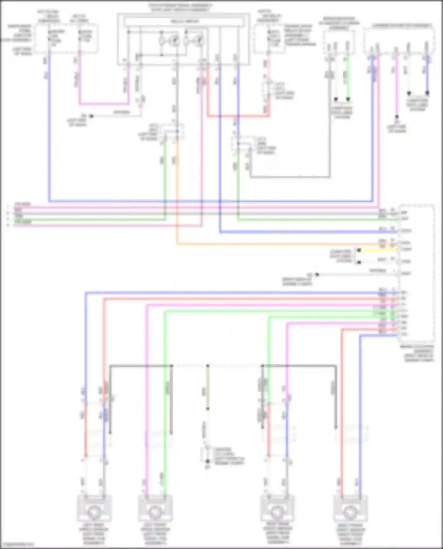 Venza Toyota II (2020-2024): Cruise control circuit (2 of 2)