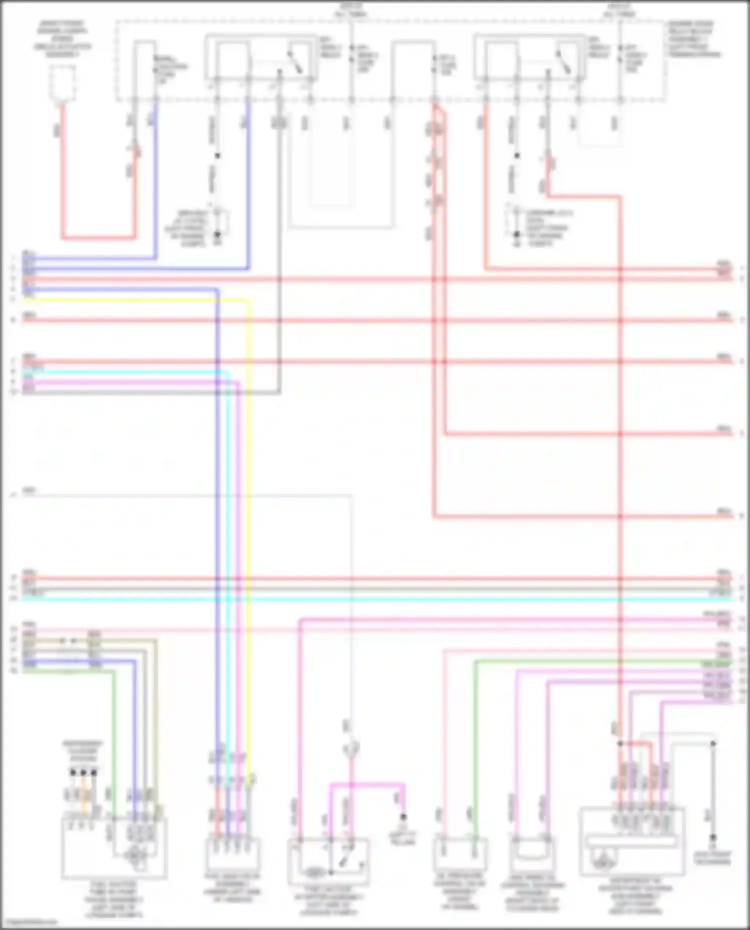 Venza Toyota II (2020-2024): Wiring diagram engine performance 2.5l hybrid, engine controls circuit (2 of 7)