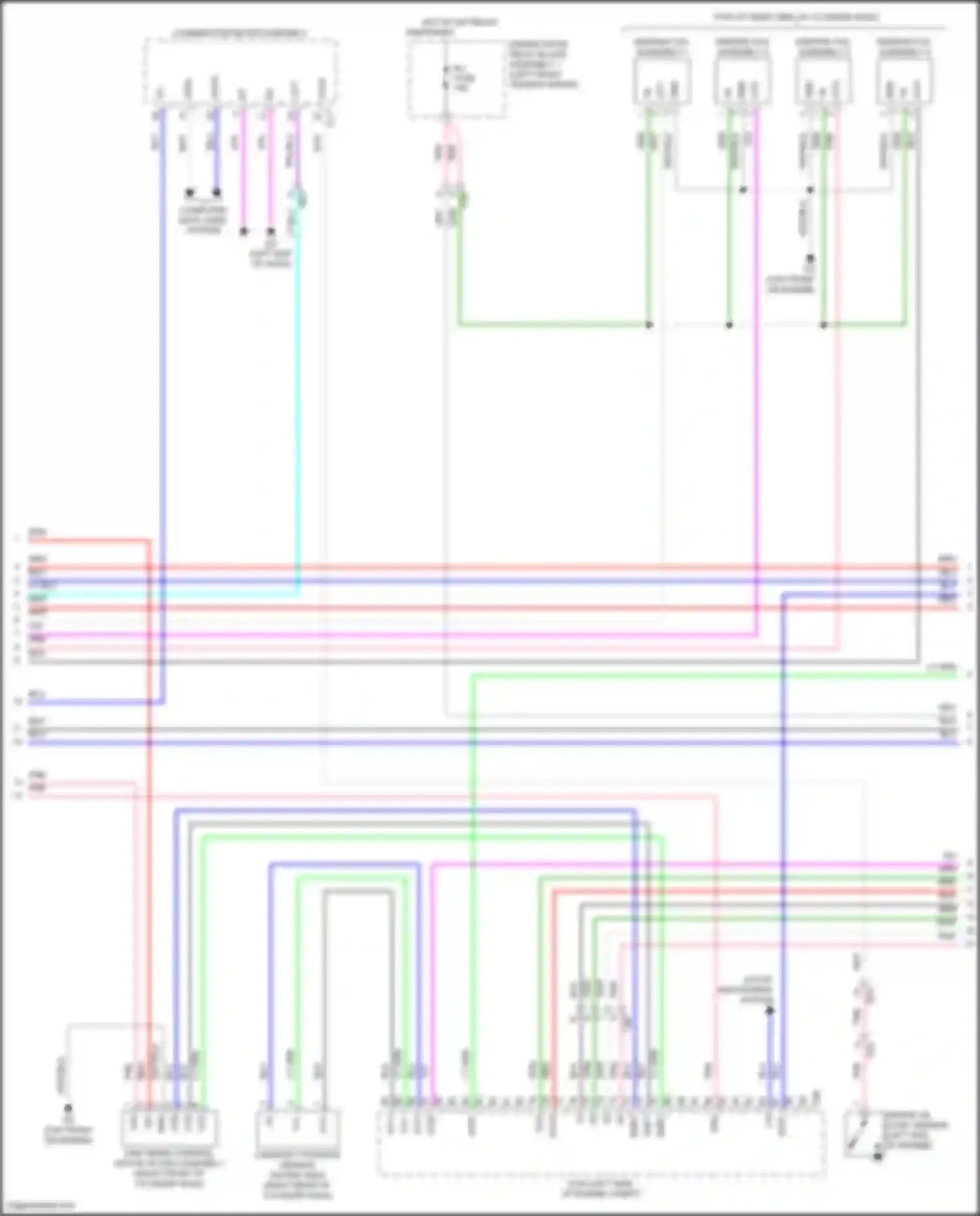 Venza Toyota II (2020-2024): Wiring diagram engine performance 2.5l hybrid, engine controls circuit (5 of 7)