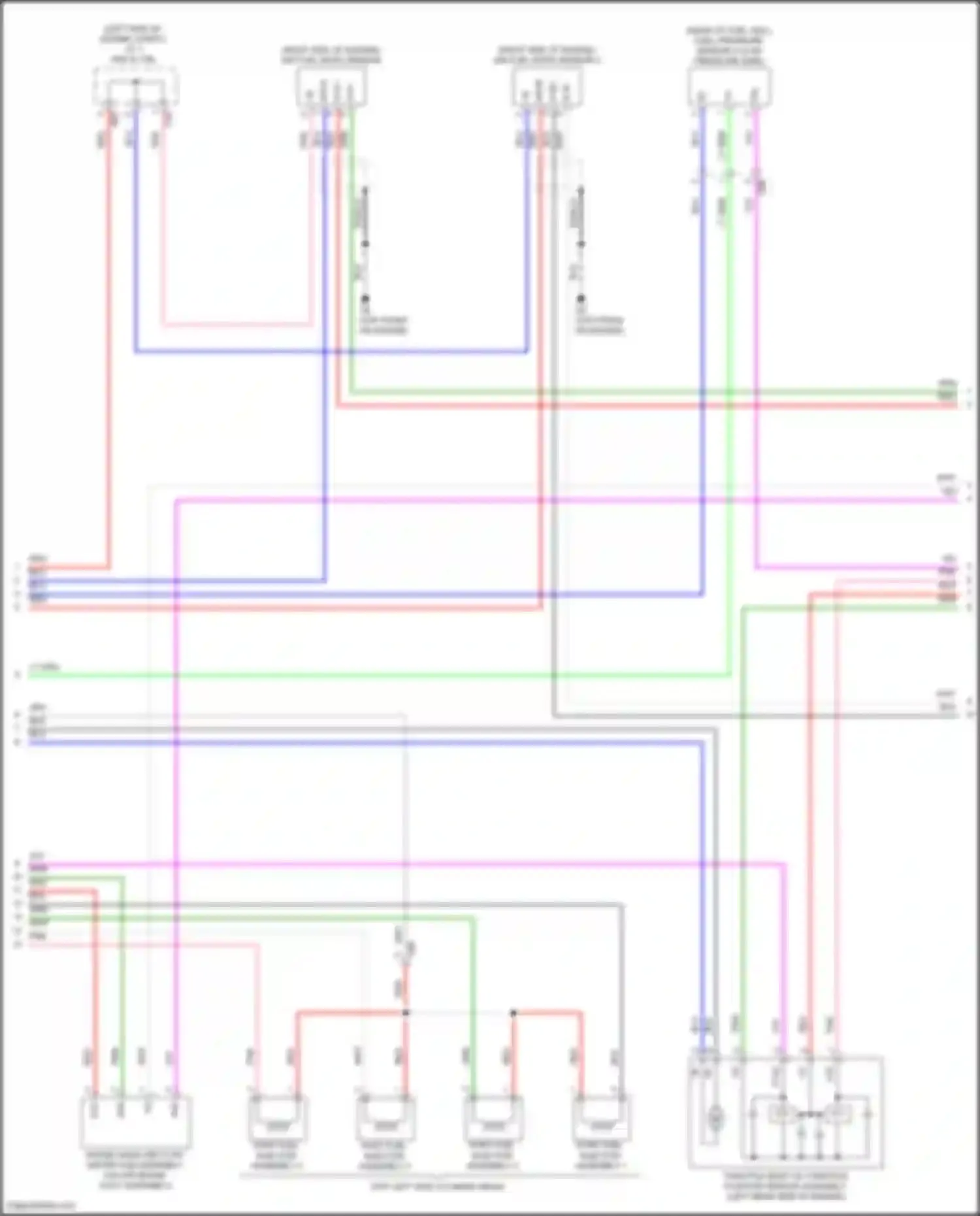 Venza Toyota II (2020-2024): Wiring diagram engine performance 2.5l hybrid, engine controls circuit (6 of 7)