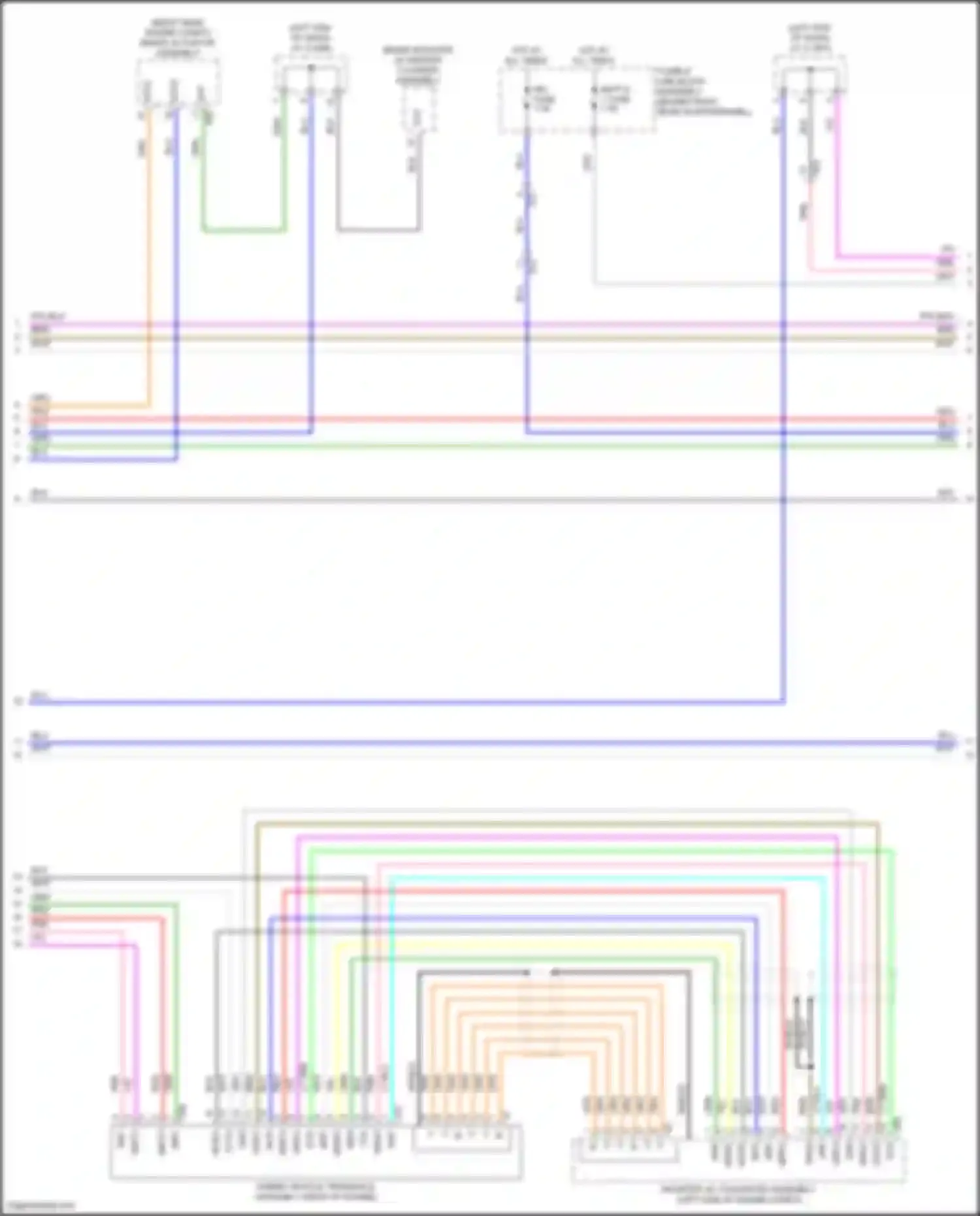 Venza Toyota II (2020-2024): Wiring diagram engine performance 2.5l hybrid, hybrid system circuit (2 of 9)