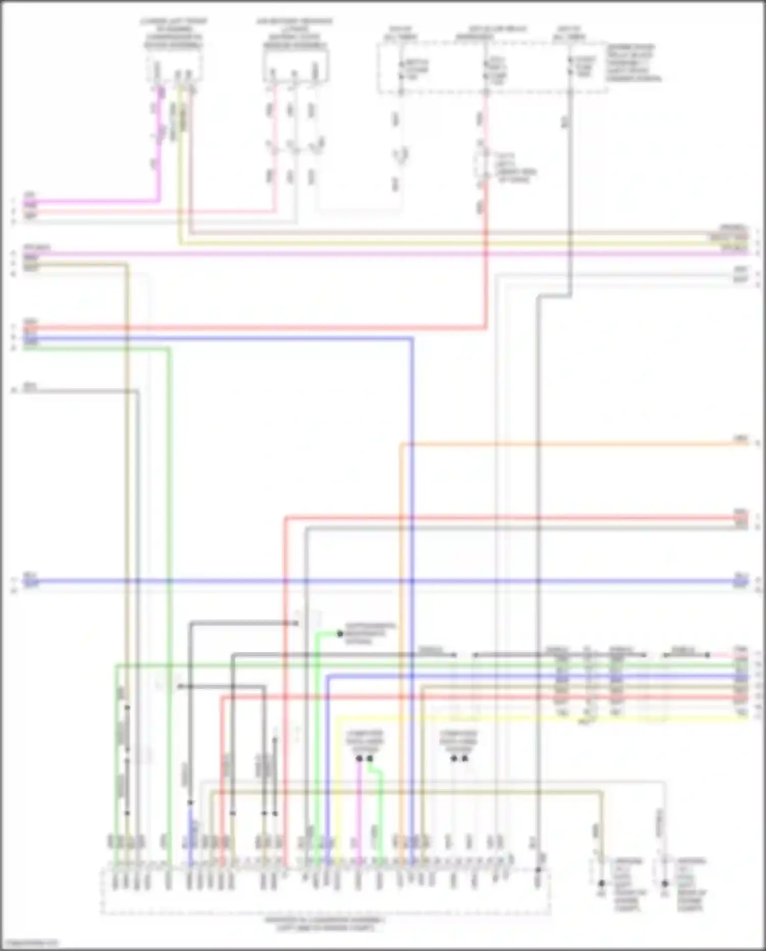 Venza Toyota II (2020-2024): Wiring diagram engine performance 2.5l hybrid, hybrid system circuit (3 of 9)