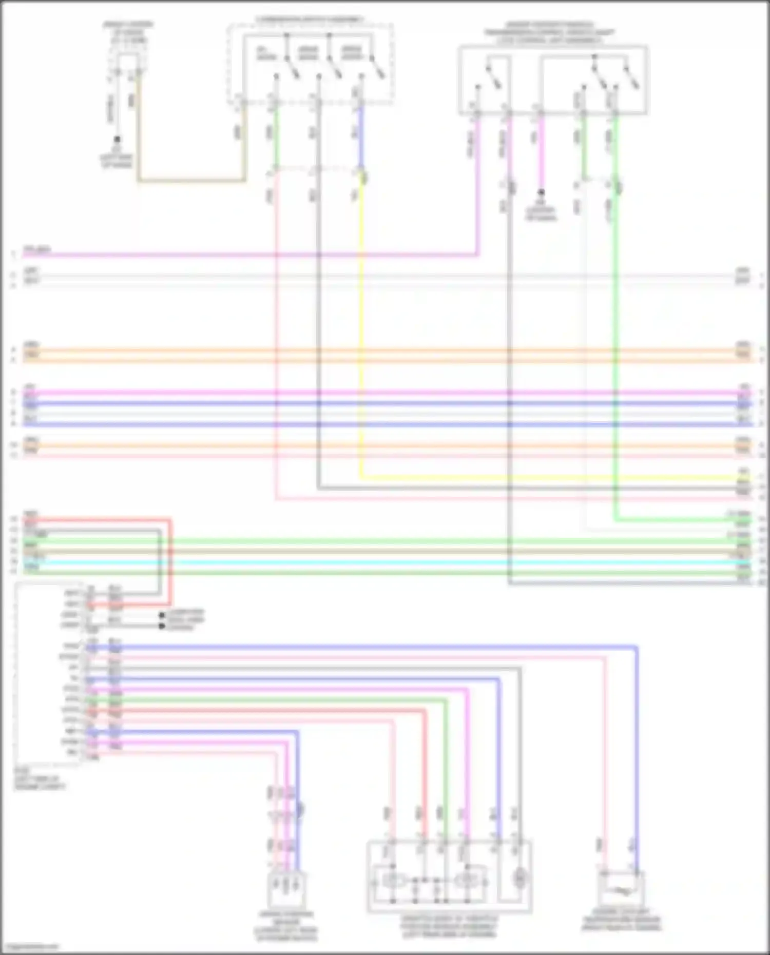 Venza Toyota II (2020-2024): Wiring diagram engine performance 2.5l hybrid, hybrid system circuit (5 of 9)