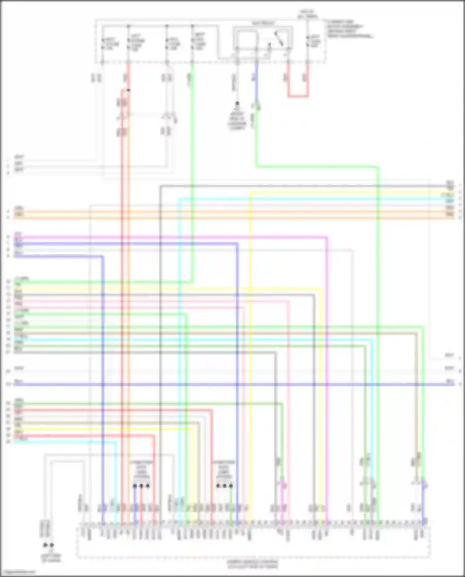Venza Toyota II (2020-2024): Wiring diagram engine performance 2.5l hybrid, hybrid system circuit (7 of 9)