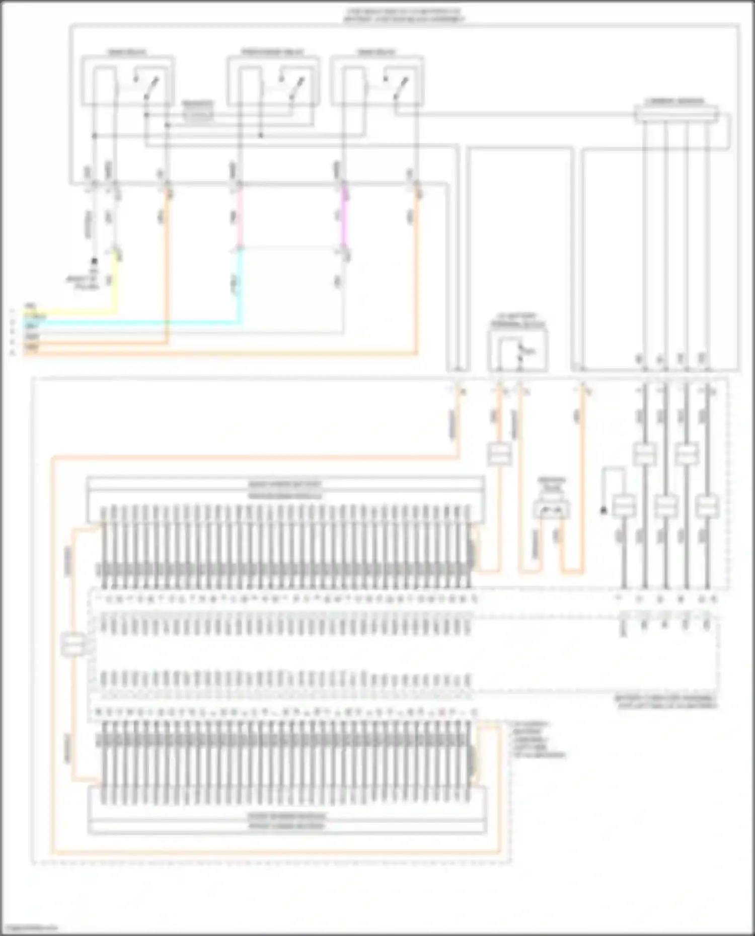 Venza Toyota II (2020-2024): Wiring diagram engine performance 2.5l hybrid, hybrid system circuit (9 of 9)