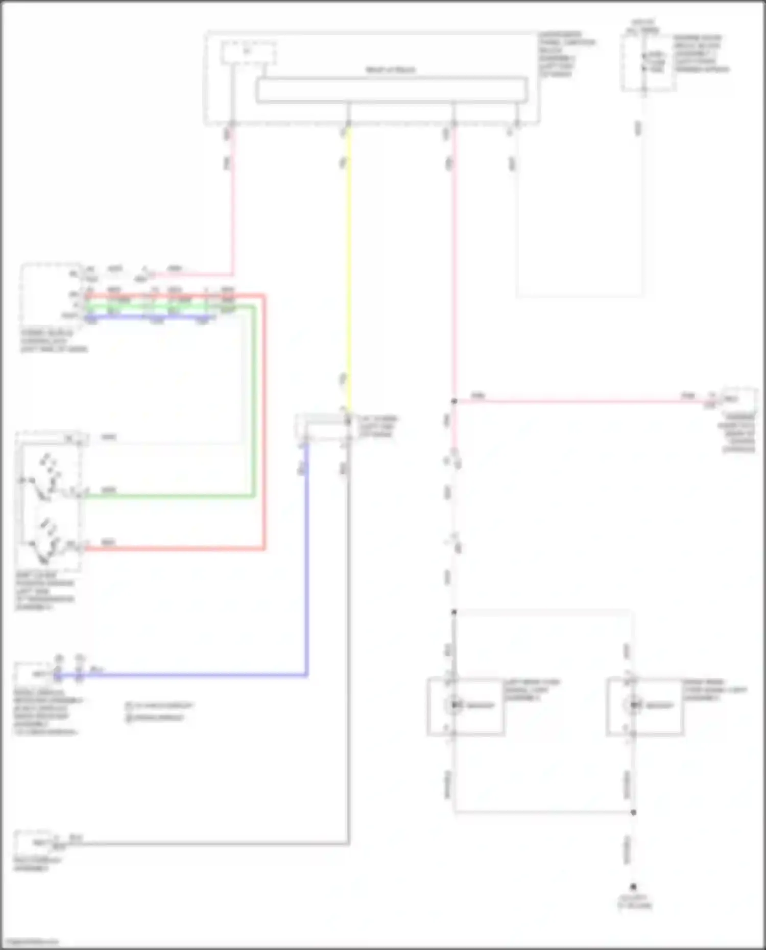 Venza Toyota II (2020-2024): Backup lamps circuit
