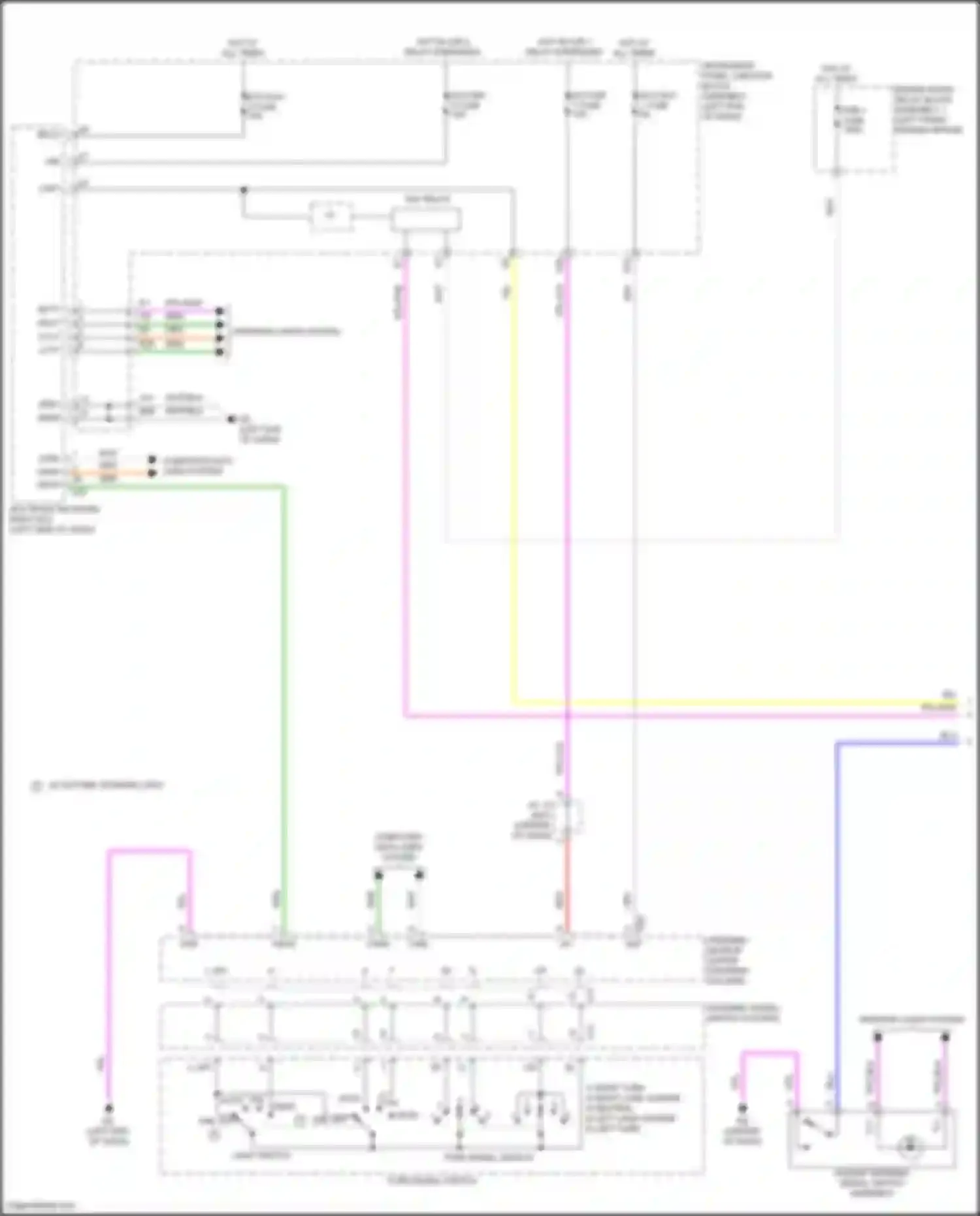 Venza Toyota II (2020-2024): Exterior lamps circuit (1 of 3)