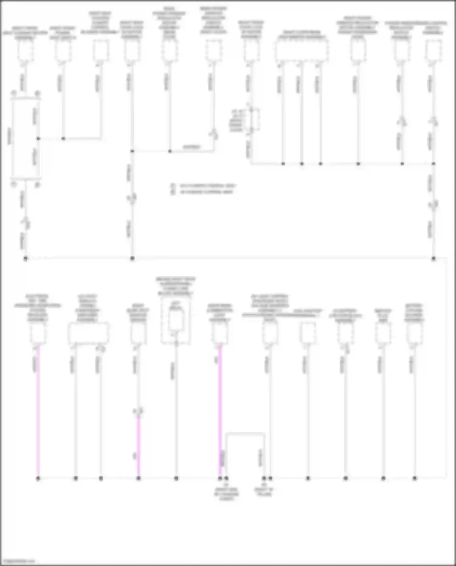 Venza Toyota II (2020-2024): Ground distribution circuit (5 of 6)