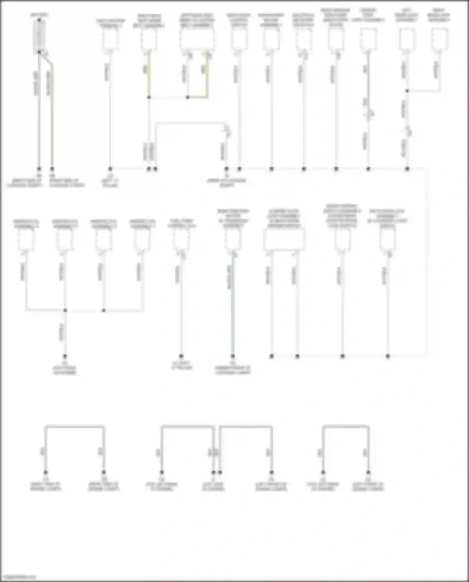 Venza Toyota II (2020-2024): Ground distribution circuit (6 of 6)