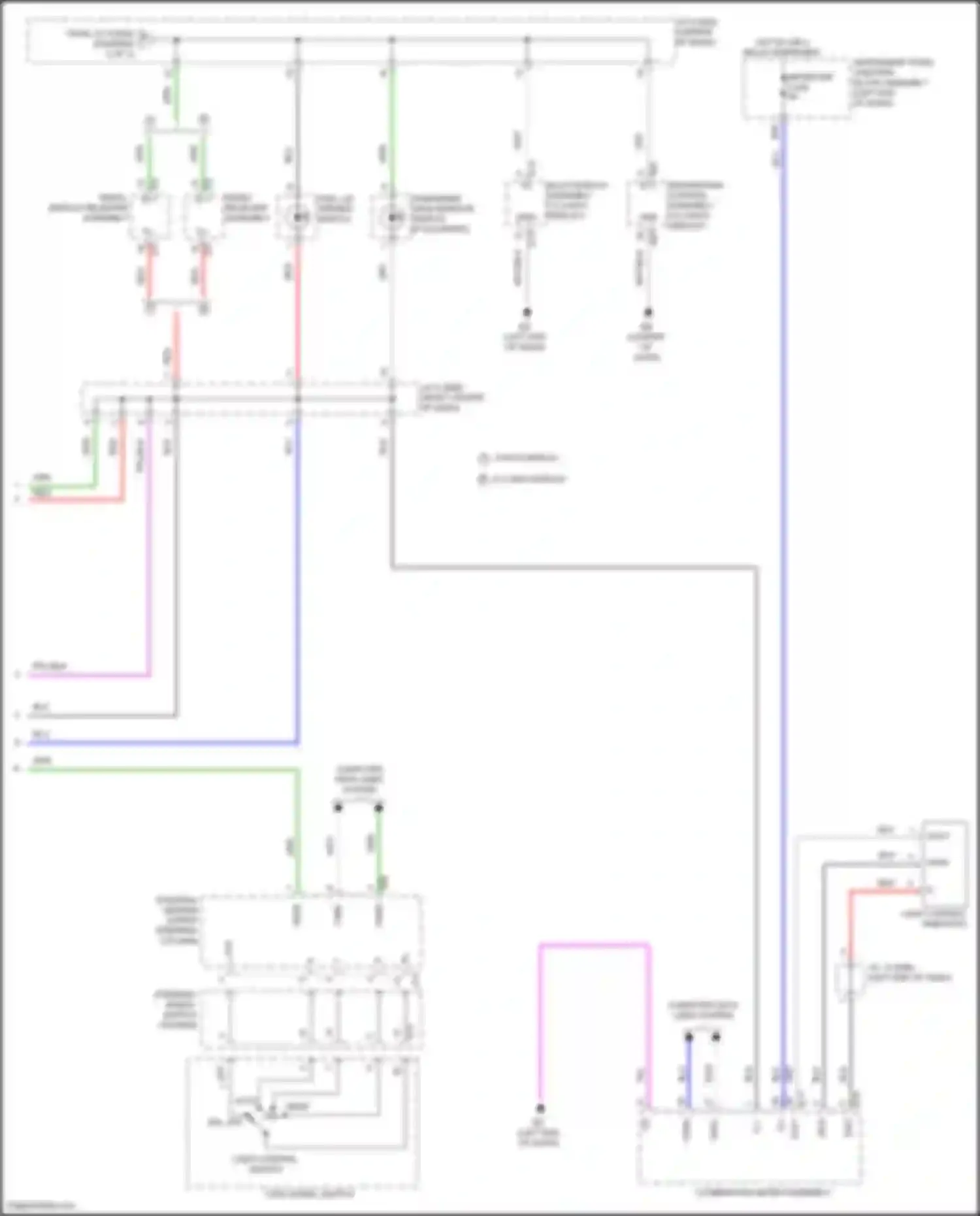Venza Toyota II (2020-2024): Instrument illumination circuit (3 of 3)