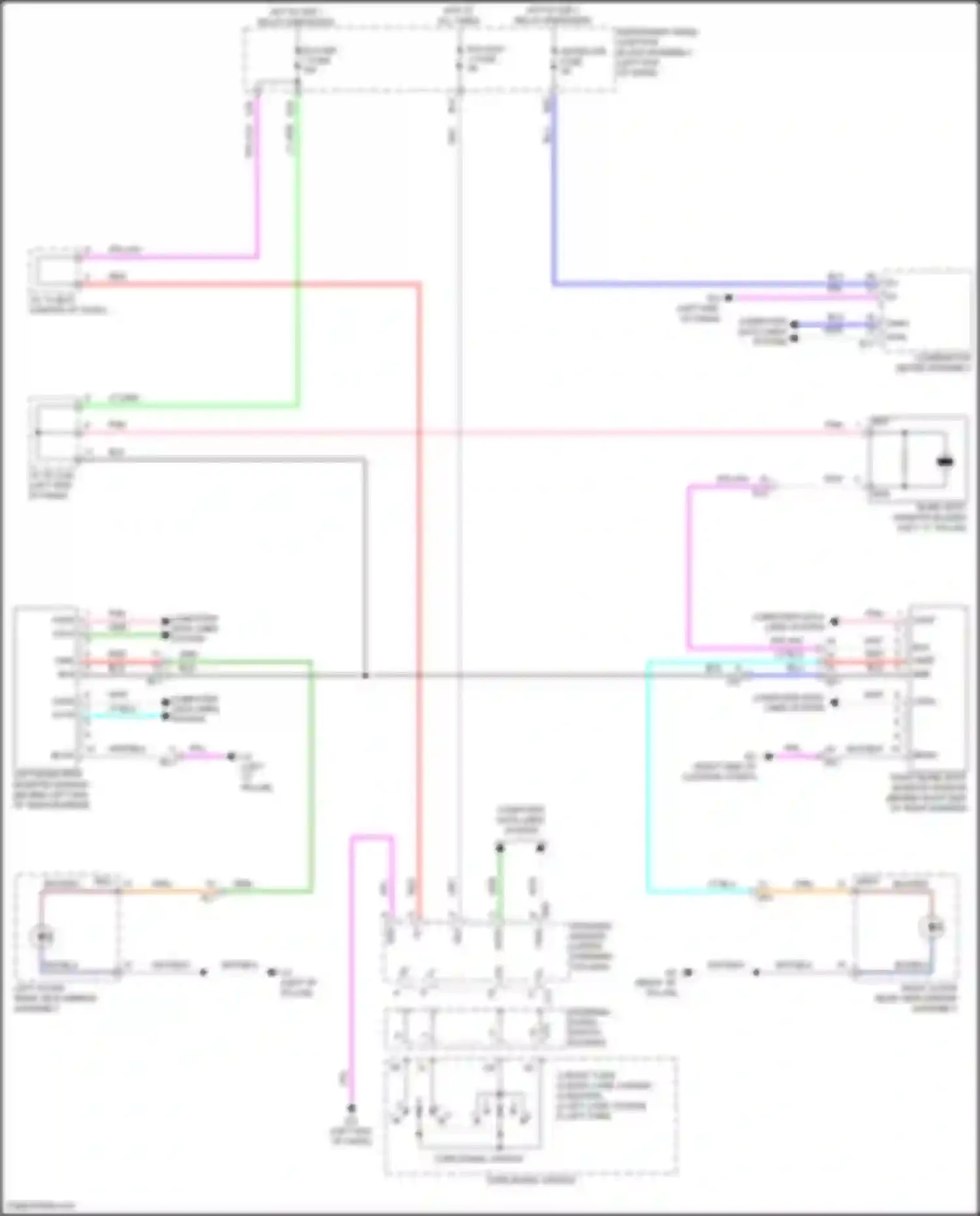 Venza Toyota II (2020-2024): Blind spot monitoring circuit