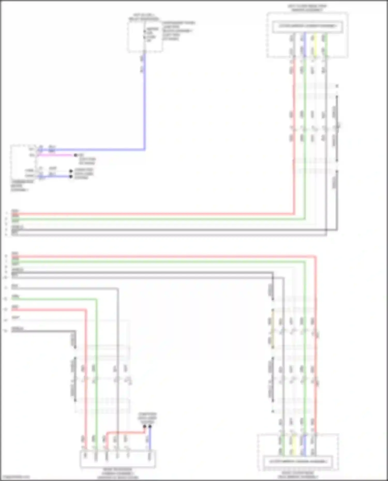 Venza Toyota II (2020-2024): Parking assistant circuit, w/ panoramic (2 of 2)