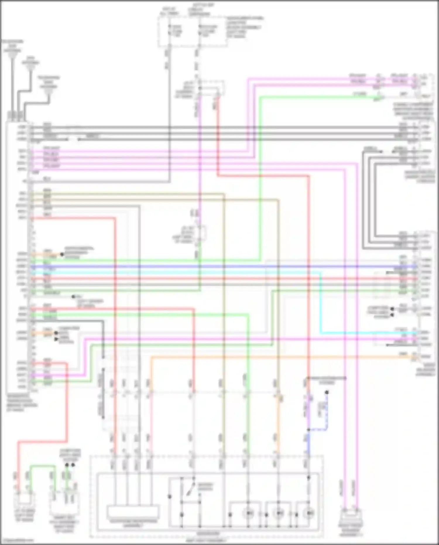 Venza Toyota II (2020-2024): Telematics circuit, w/ navigation