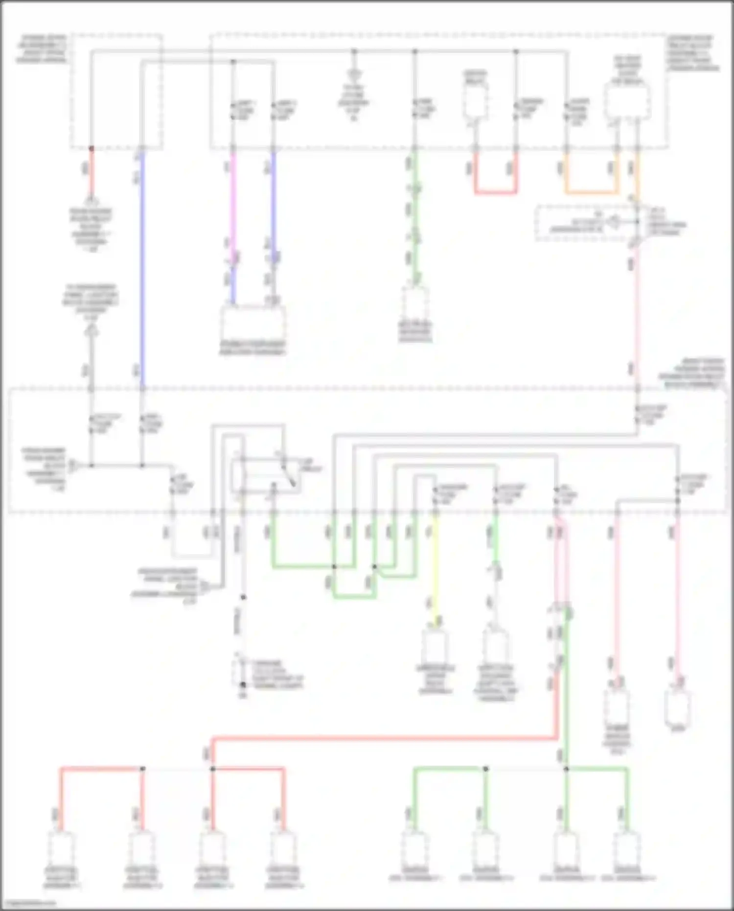 Venza Toyota II (2020-2024): Power distribution circuit (2 of 8)