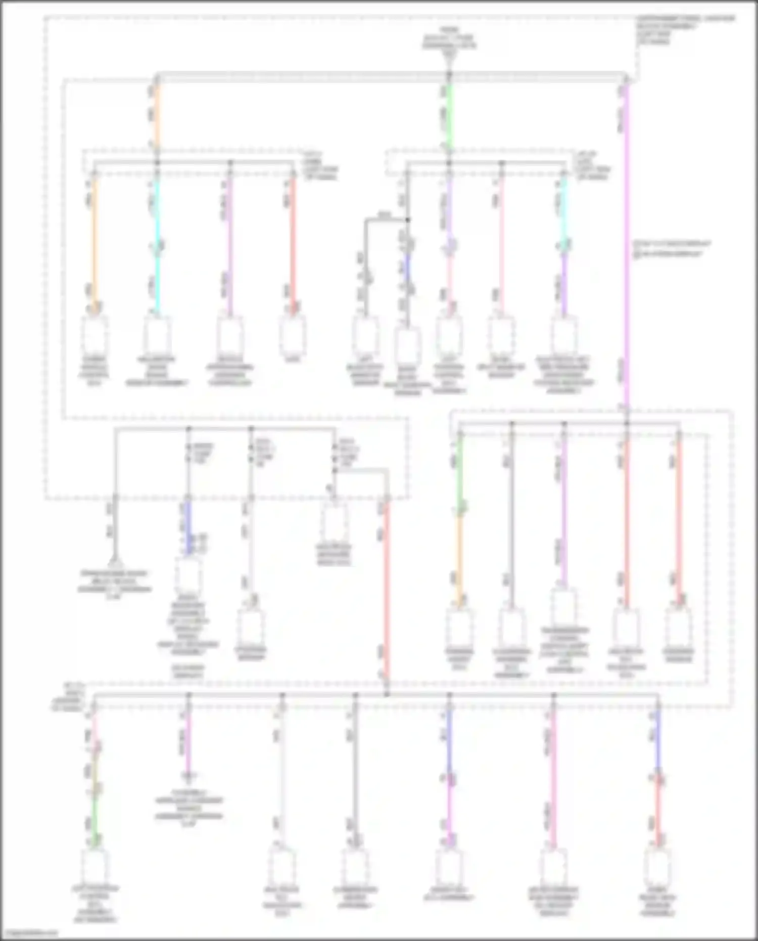 Venza Toyota II (2020-2024): Power distribution circuit (3 of 8)