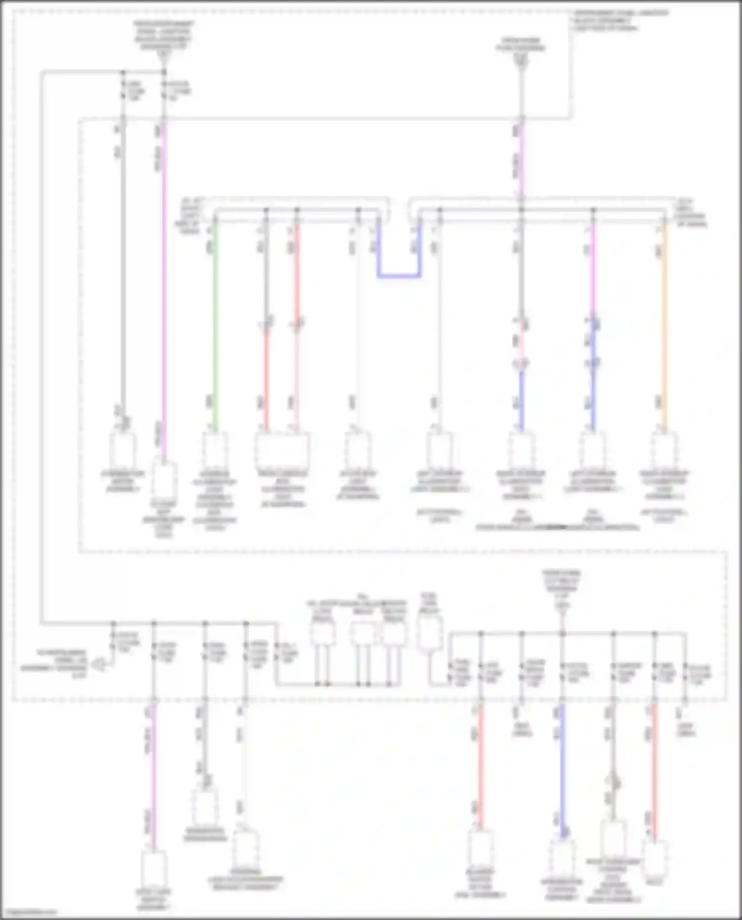Venza Toyota II (2020-2024): Power distribution circuit (7 of 8)
