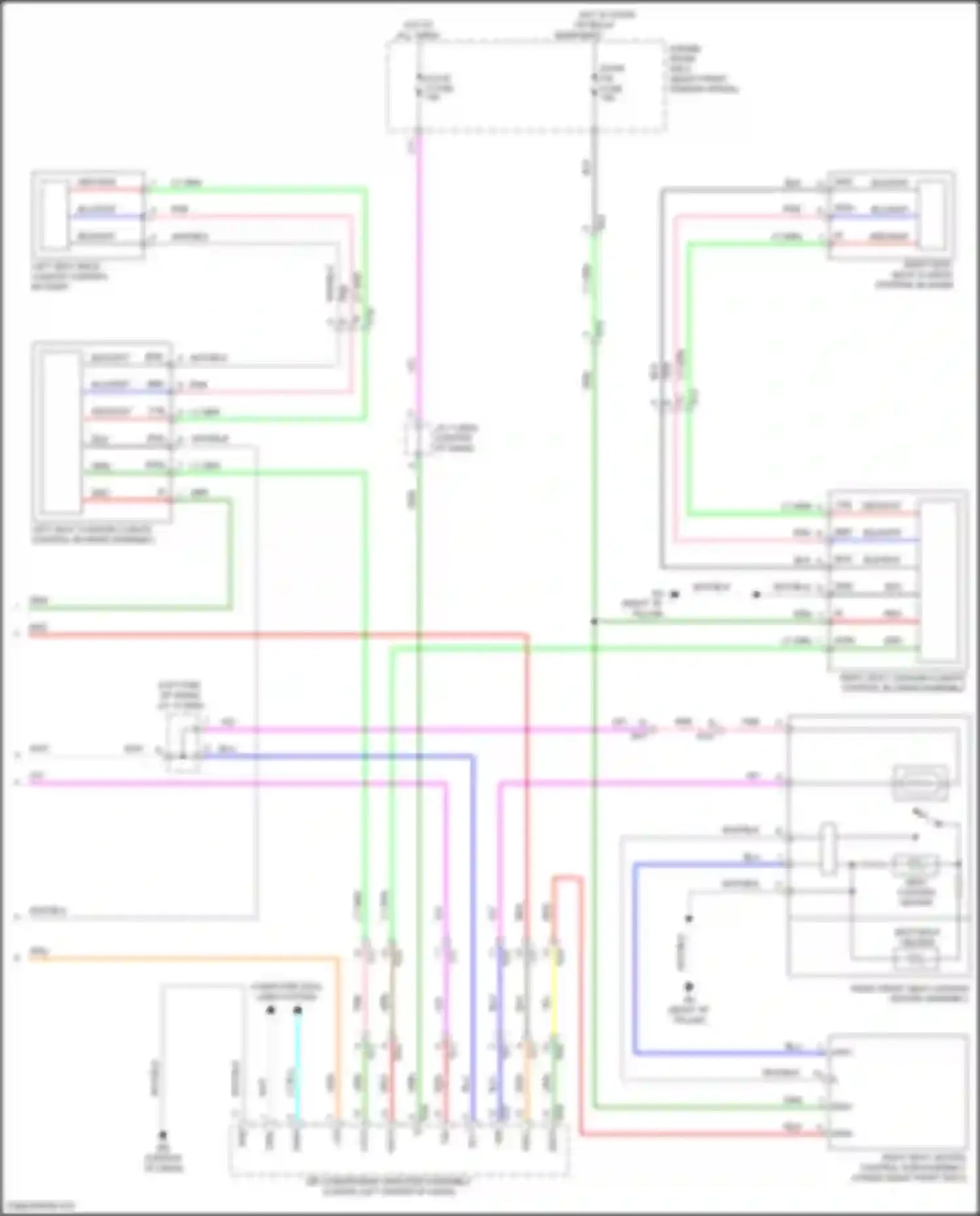 Venza Toyota II (2020-2024): Heated seats circuit, w/ climate control seat (2 of 2)