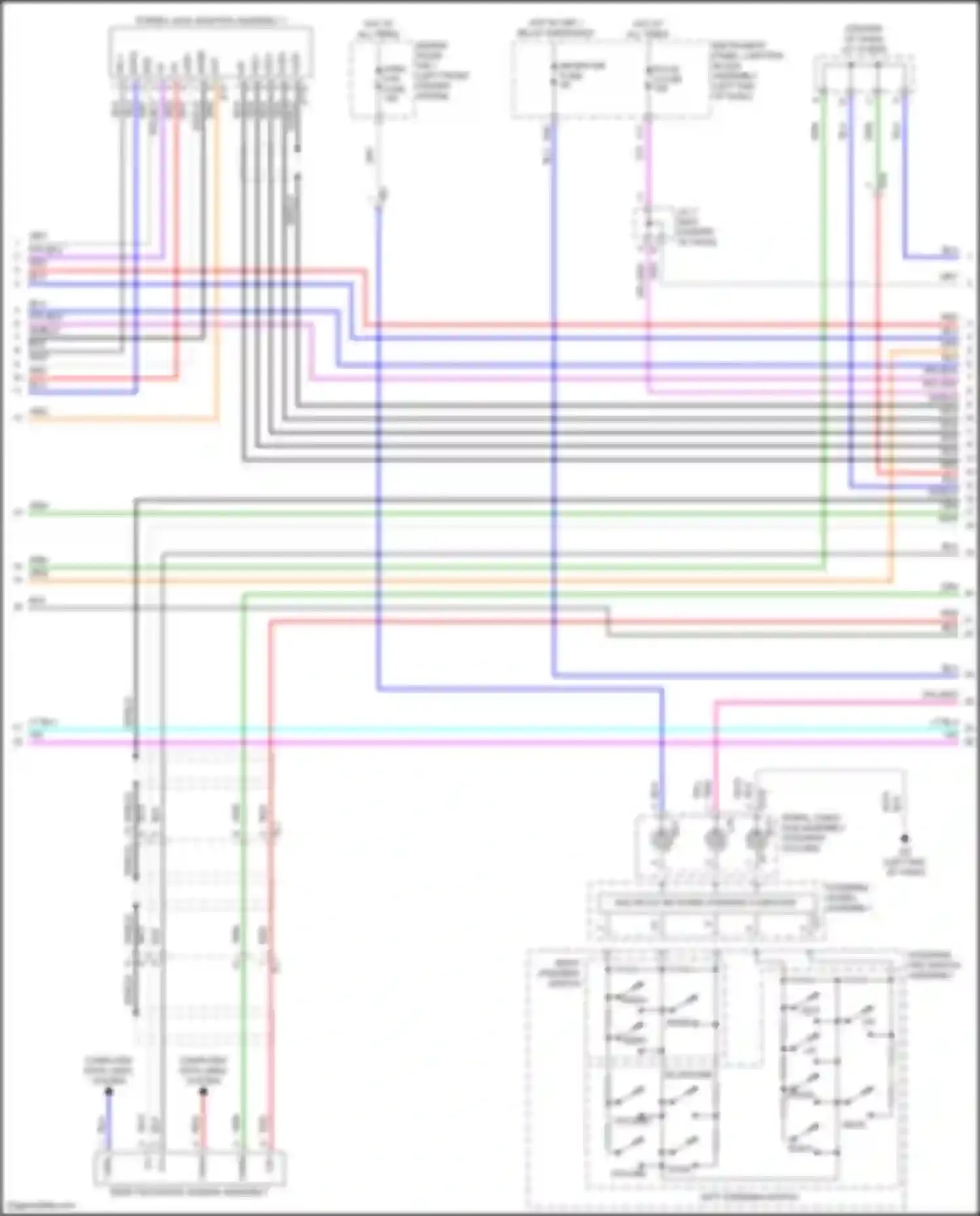 Venza Toyota II (2020-2024): Radio circuit, w/ navigation (2 of 6)