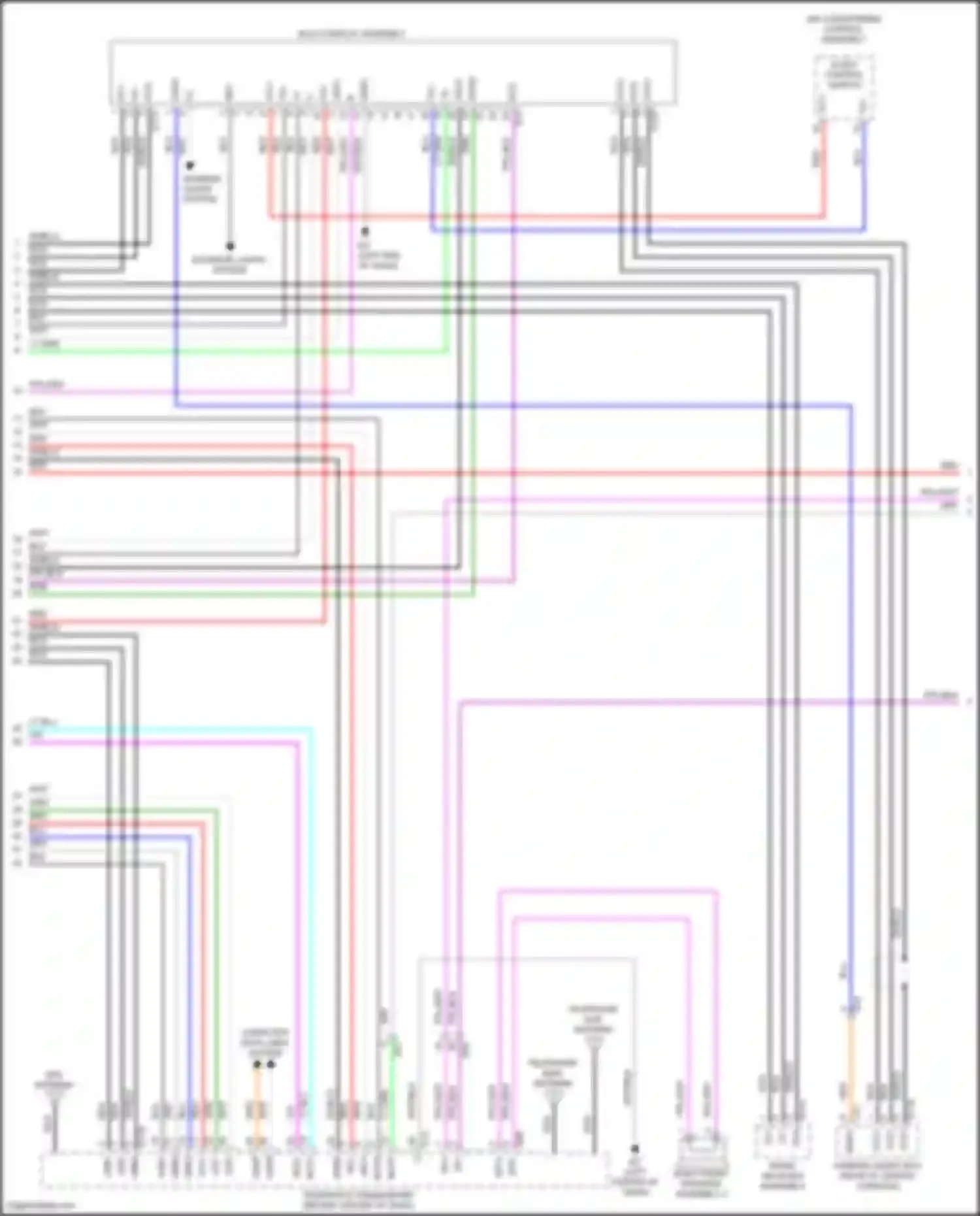 Venza Toyota II (2020-2024): Radio circuit, w/ navigation (5 of 6)
