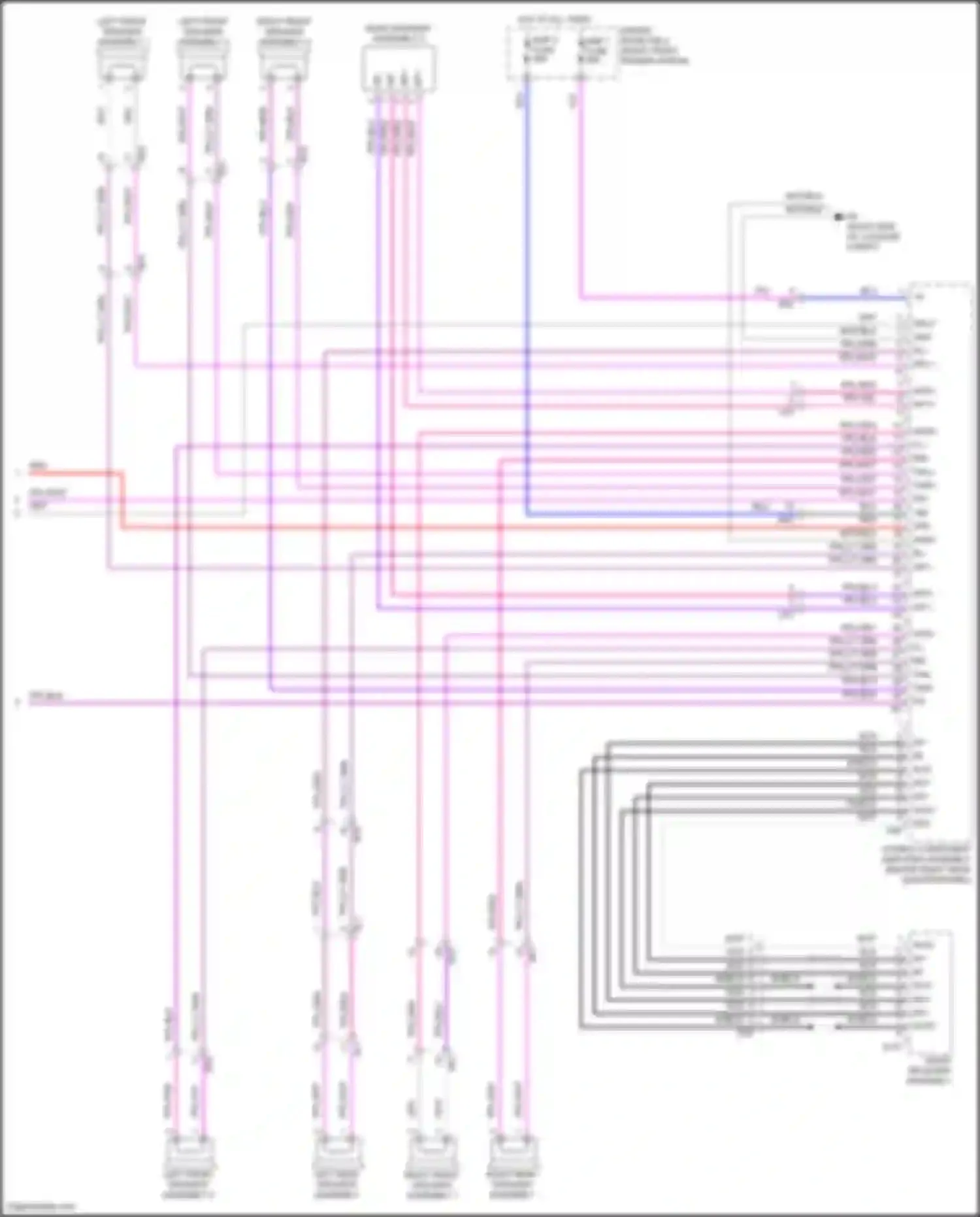 Venza Toyota II (2020-2024): Radio circuit, w/ navigation (6 of 6)