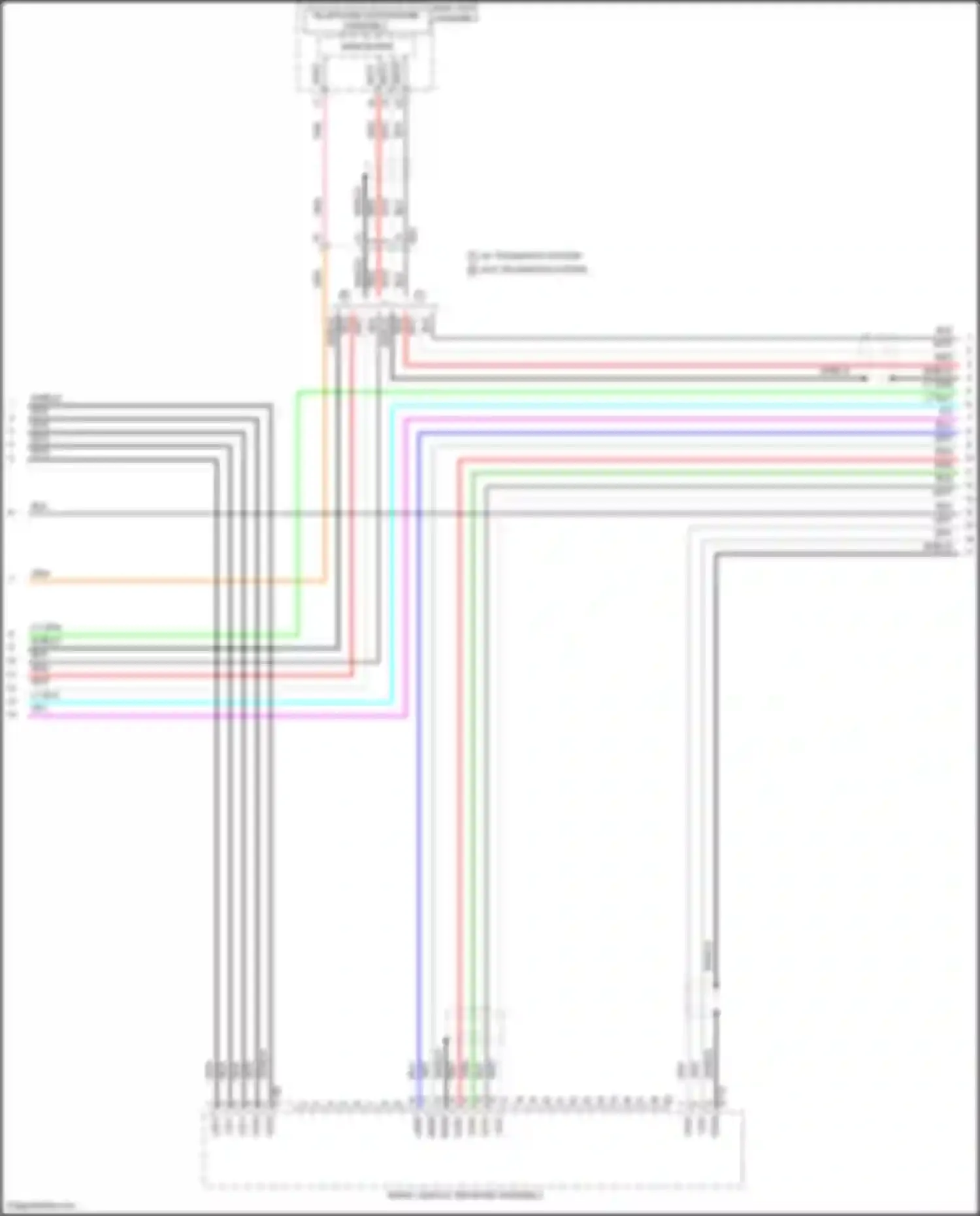 Venza Toyota II (2020-2024): Radio circuit, w/o navigation (3 of 4)