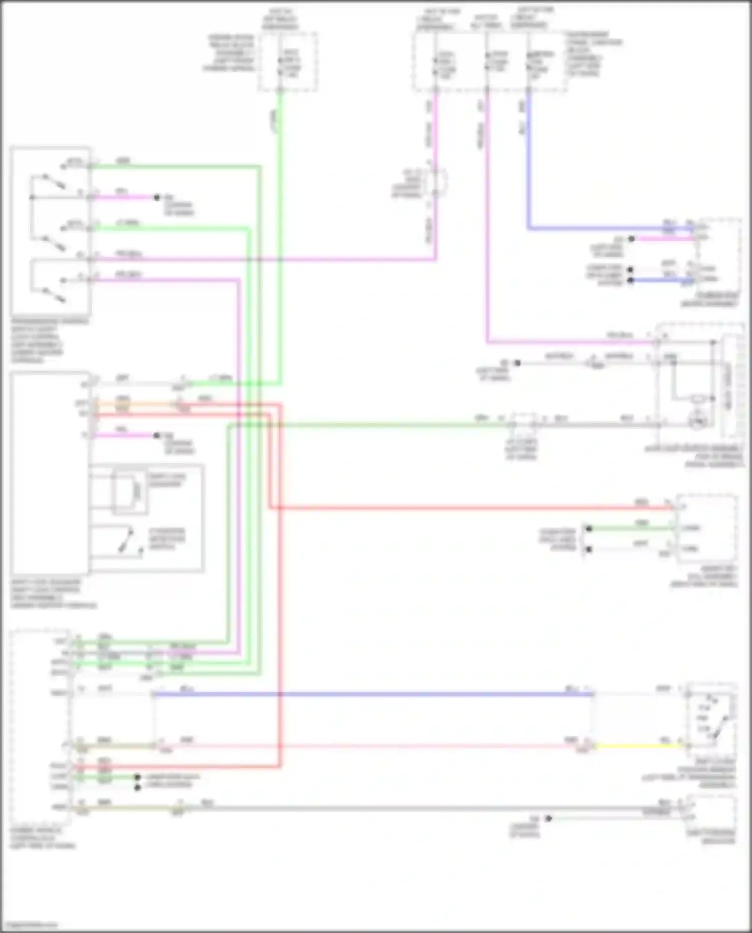 Venza Toyota II (2020-2024): Shift interlock circuit
